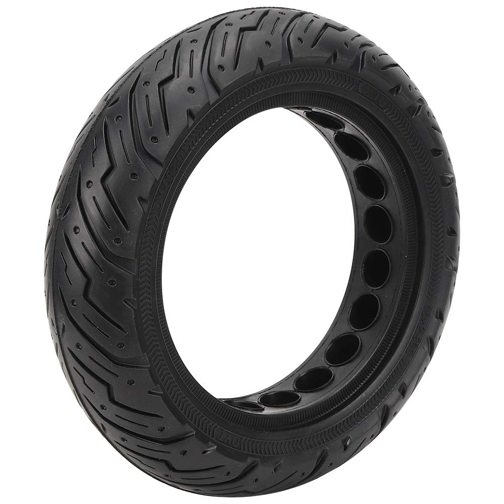 10x2.50C Electric Scooter Tire - Puncture-Proof Replacement Rubber Tire for Xiaomi M365/Max G30 - Black Durable E-Scooter Tyre for Commuting & Urban Travel