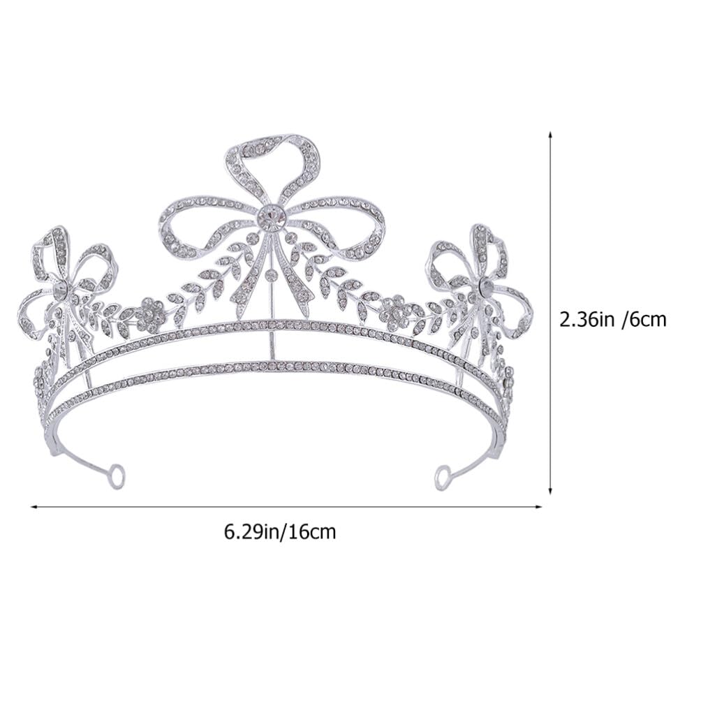 Amosfun Bridal Tiara Headband - Elegant Zinc Alloy Wedding Crown for Women & Girls | Perfect for Bridal Parties, Prom, Pageants & Special Occasions