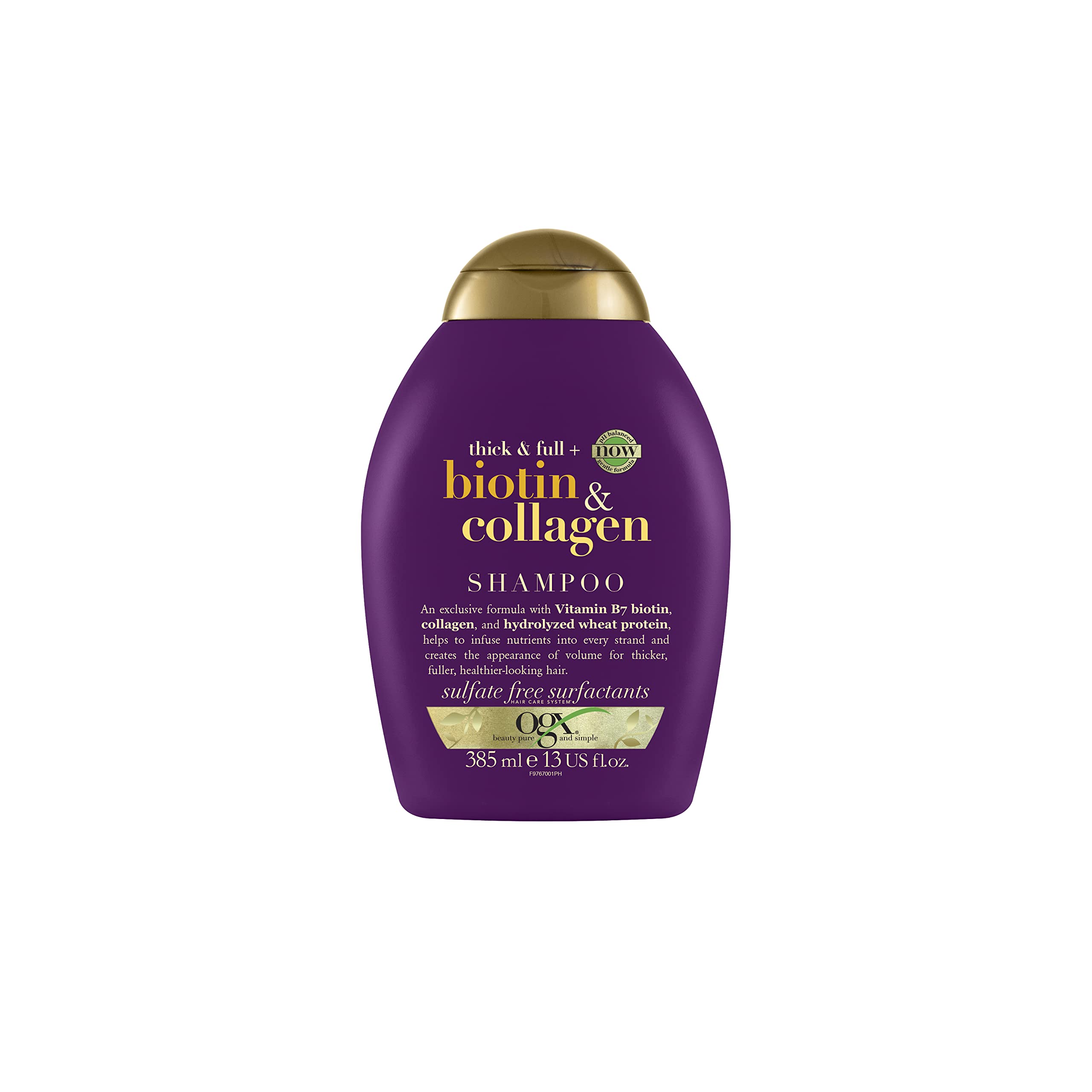 OGX Biotin & Collagen Hair Thickening Shampoo & Anti-Breakage Keratin Conditioner Set for Dry Hair, 13 oz Each – Volumizing & Repairing Hair Care for Thicker, Stronger Locks – Perfect for Daily Use at Home or Salon
