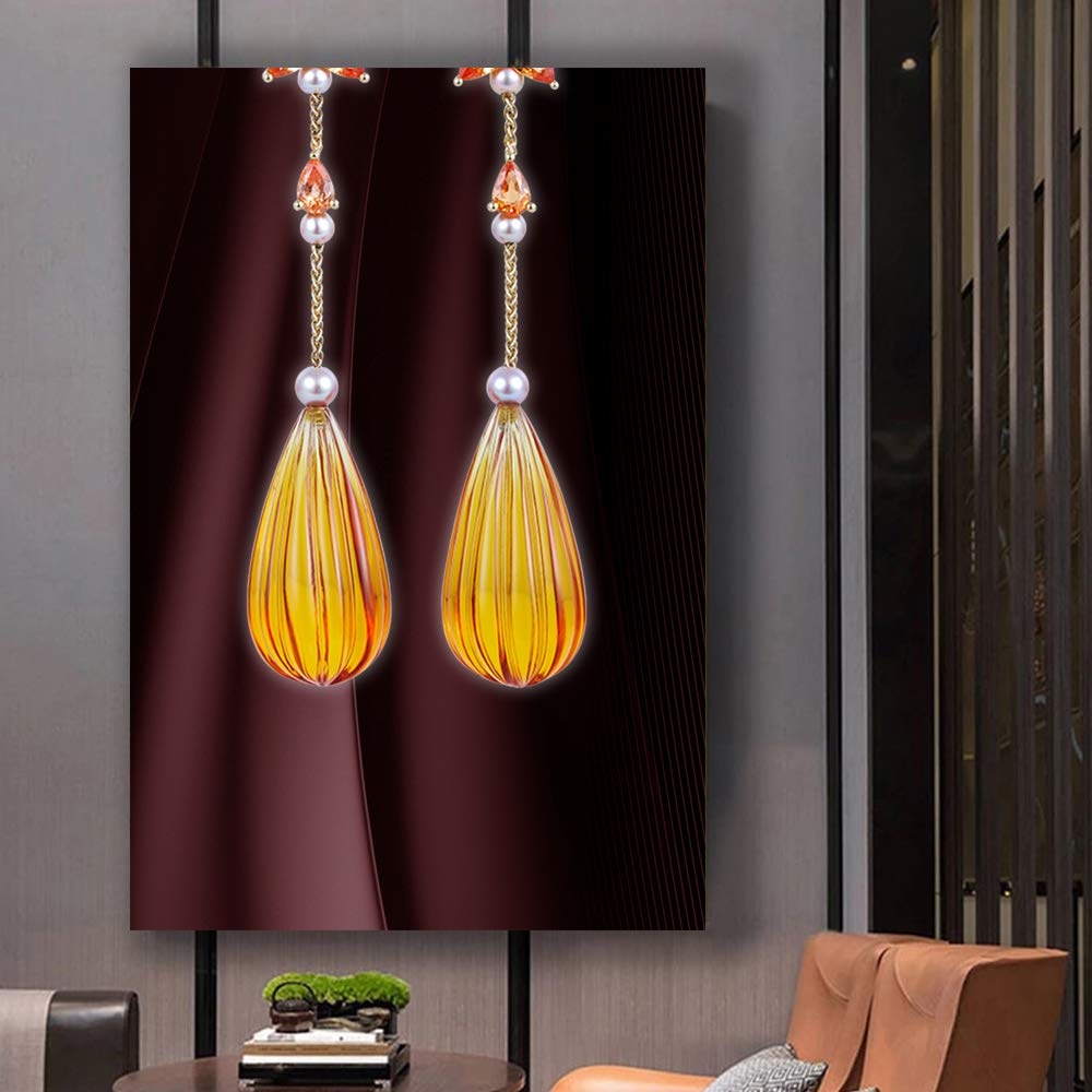 Wall26 Elegant Jewelry Giclee Canvas Wall Art - 24x36 Inches, Perfect for Bedroom, Living Room, and Home Decoration