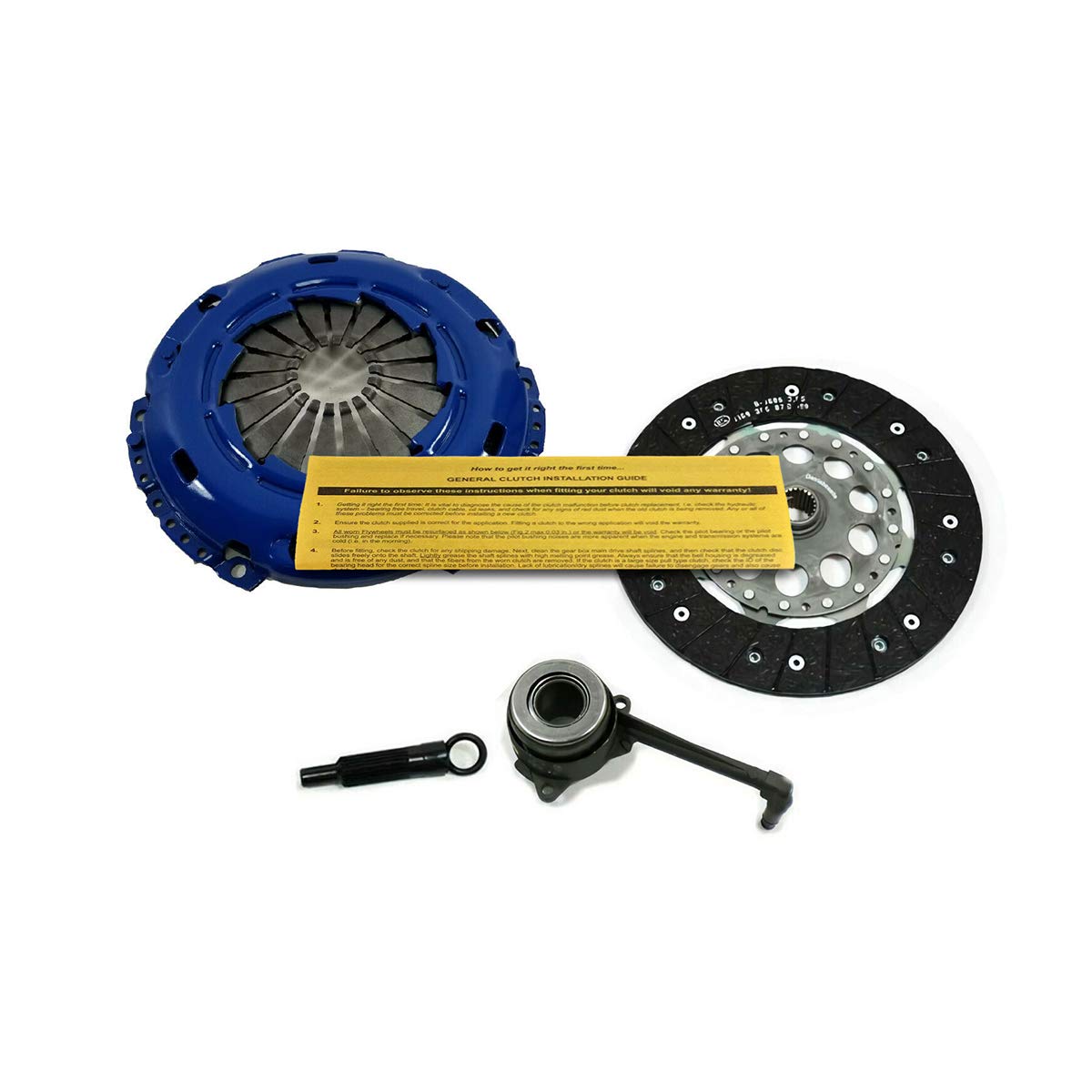 Performance EFT Stage 2 Clutch Kit for VW Beetle Turbo S, Golf GTI, Jetta GLI 1.8T 6-Speed Manual Transmission - Upgrade for Racing, Track Days & High-Performance Driving