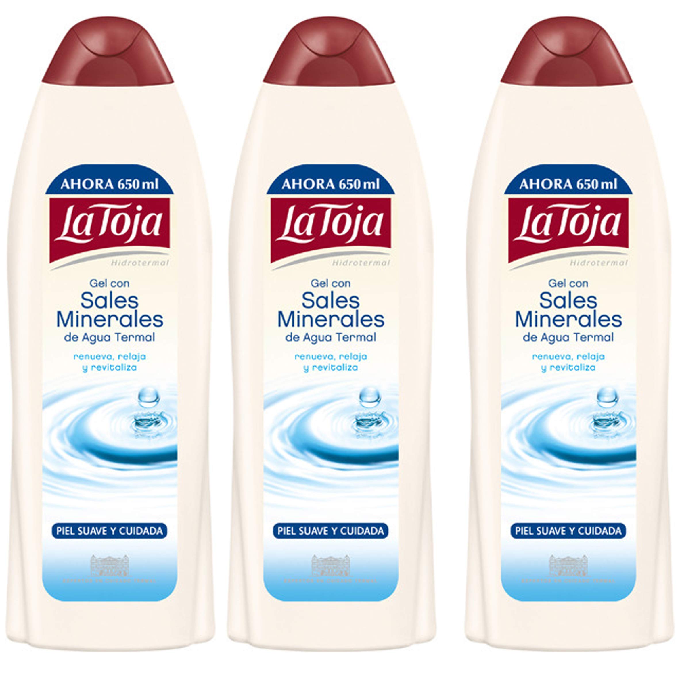 La Toja Shower Gel - 3 Pack (23.3oz/600ml Each) | Moisturizing Body Wash for Men & Women | Perfect for Daily Shower, Gym, and Travel