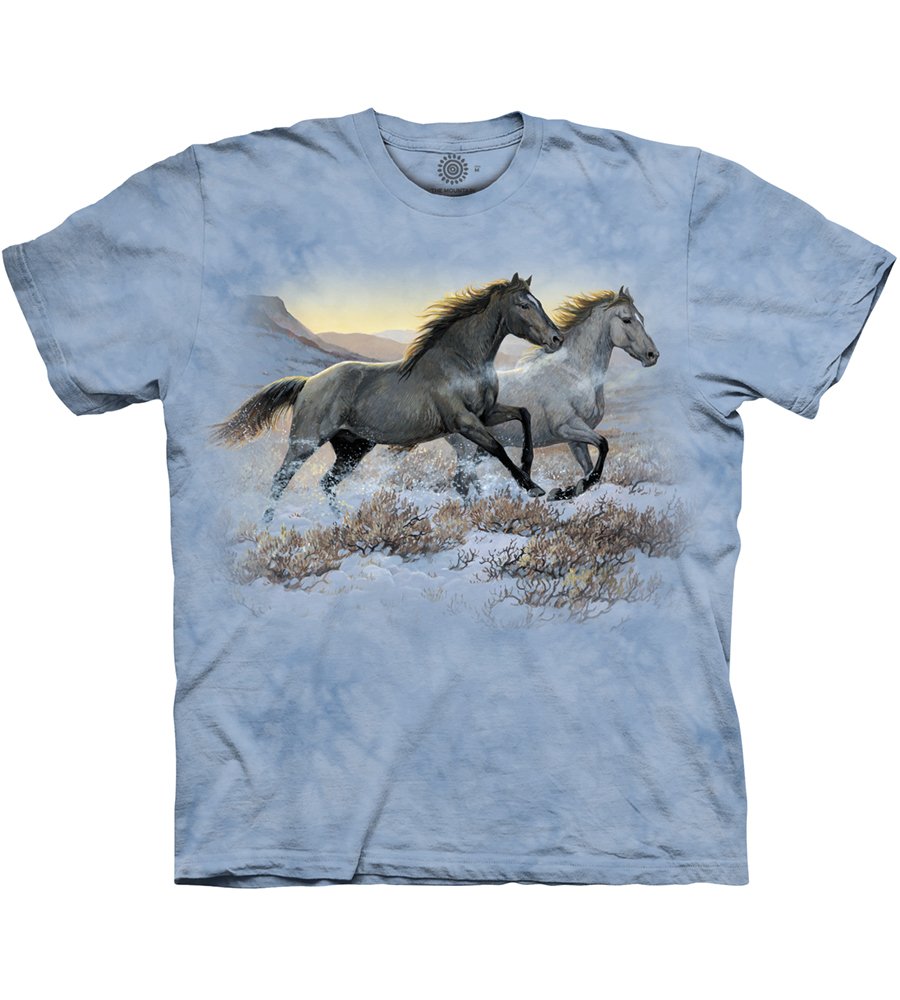 The Mountain Men's Running Free T-Shirt - Breathable Cotton Activewear for Jogging, Gym & Outdoor Activities