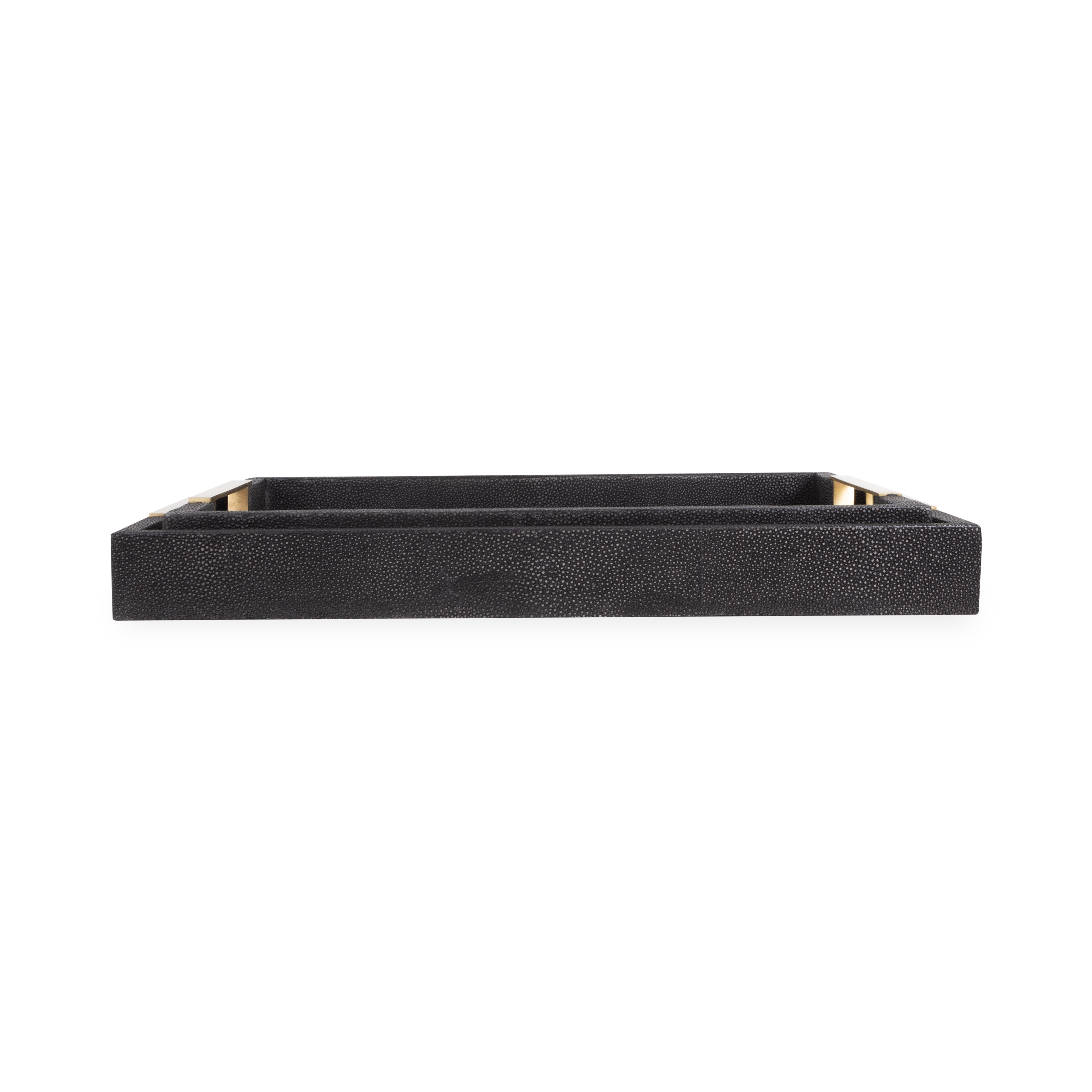 Elegant Faux Shagreen Tray - Decorative Serving Tray for Home Decor, Jewelry Organizer, and Bathroom Essentials | Perfect for Dining, Vanity, and Gift Giving