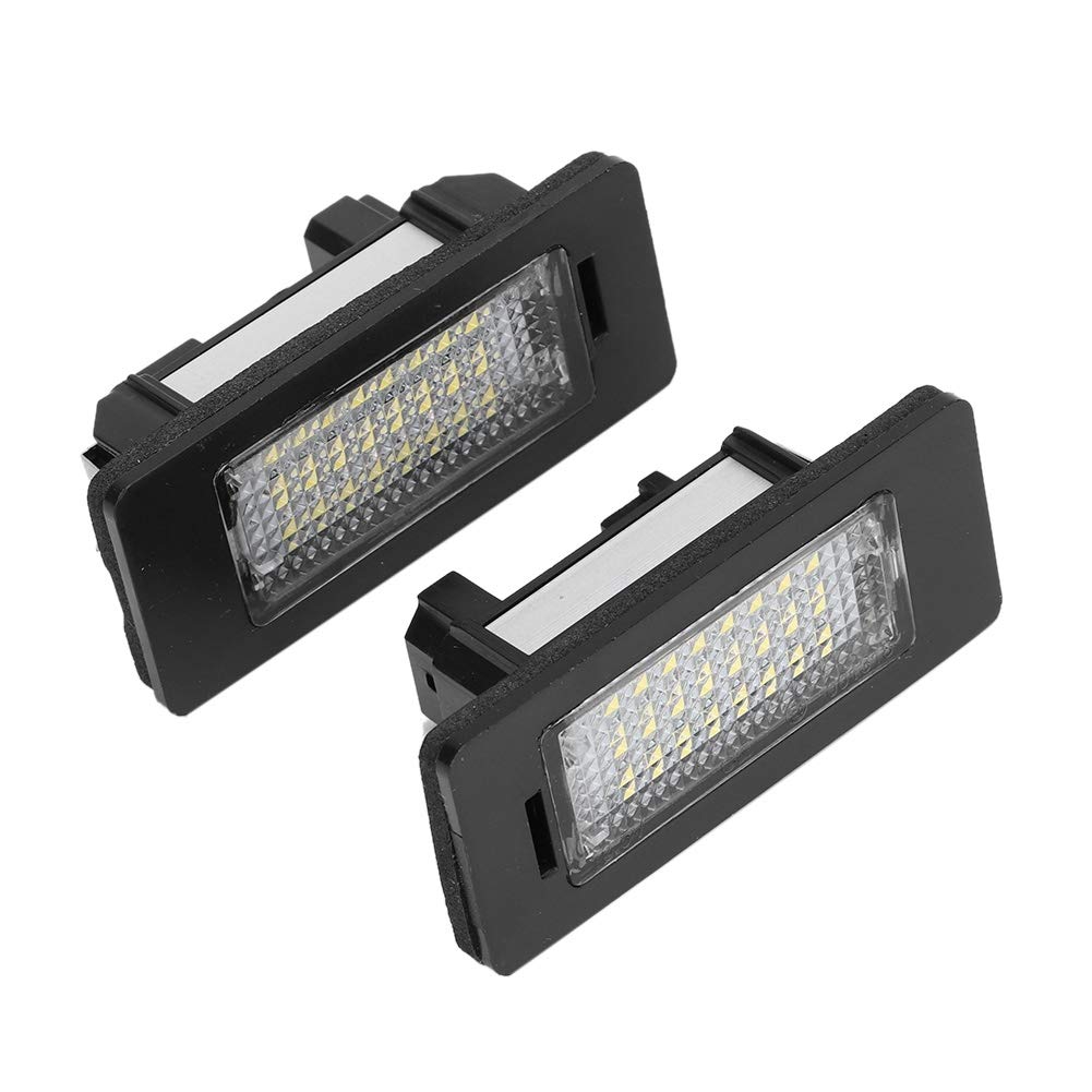 LED License Plate Lights - Bright & Durable Tag Lamp for BMW E82/E88/E90/E92/E93/E39 Models | Perfect for Night Driving & Enhanced Vehicle Style