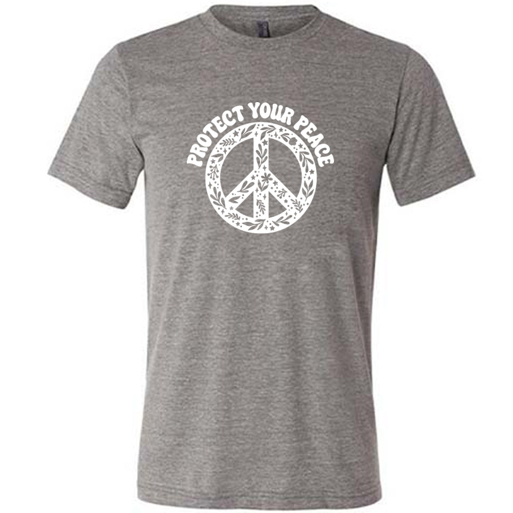 Unisex Protect Your Peace Shirt - Comfortable & Stylish Casual Wear for Relaxation, Meditation & Everyday Outfits