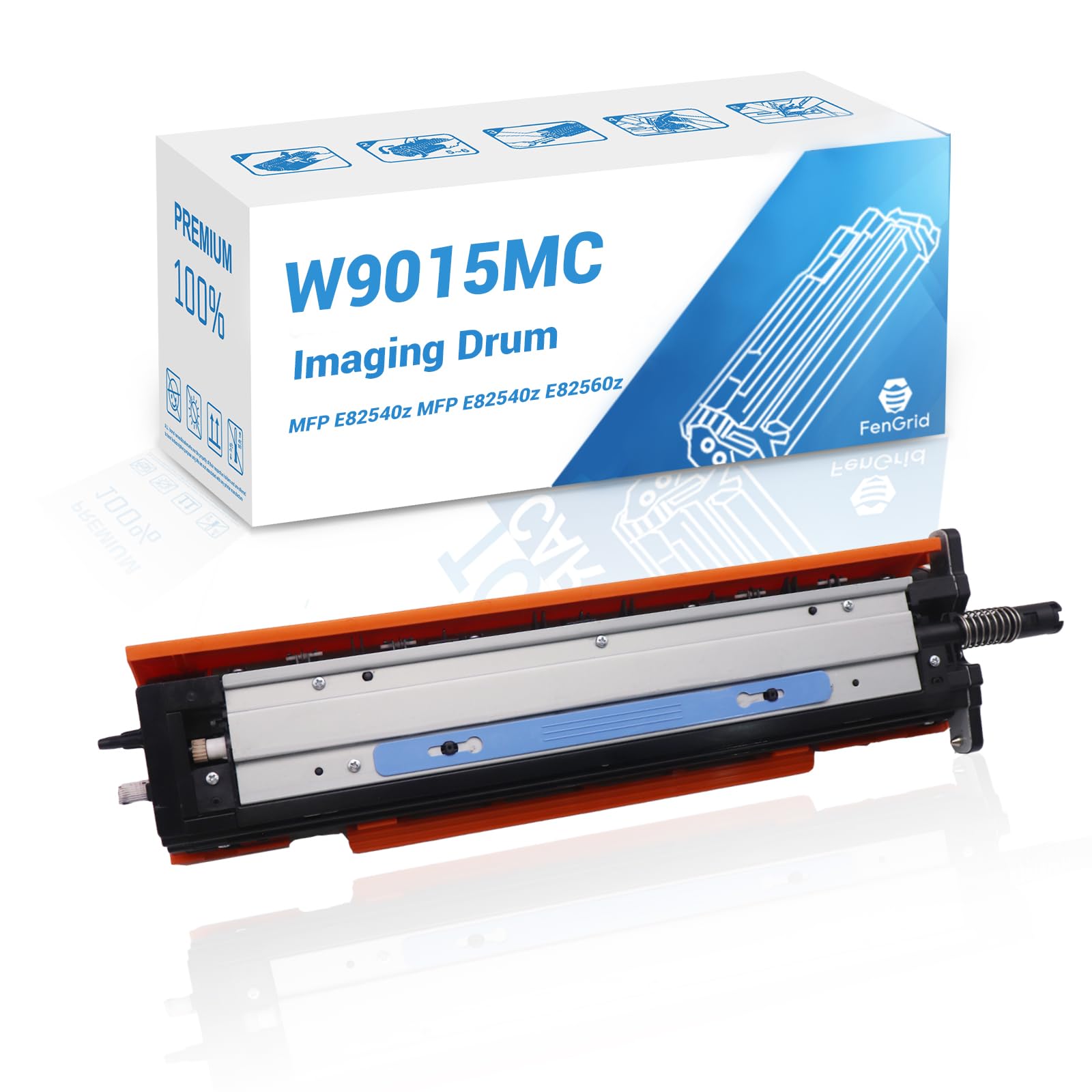 W9015MC (W9014MC) Compatible Imaging Drum Unit for HP Managed MFP E82560z E82550z E82540z E82540dn E82550dn E82560dn Printers - High-Quality Replacement Toner Cartridge for Office & Business Printing Needs