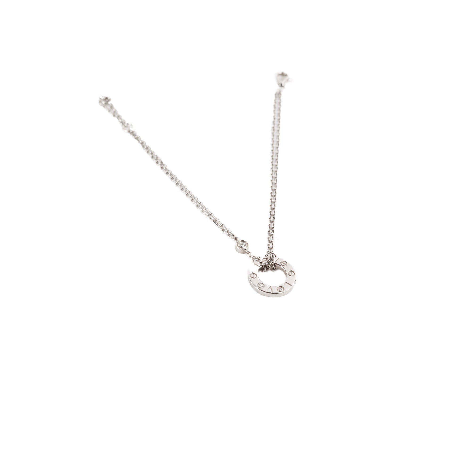 Cartier Love Bracelet 18K White Gold with Diamonds - Luxury Jewelry Gift for Women, Anniversary & Special Occasions