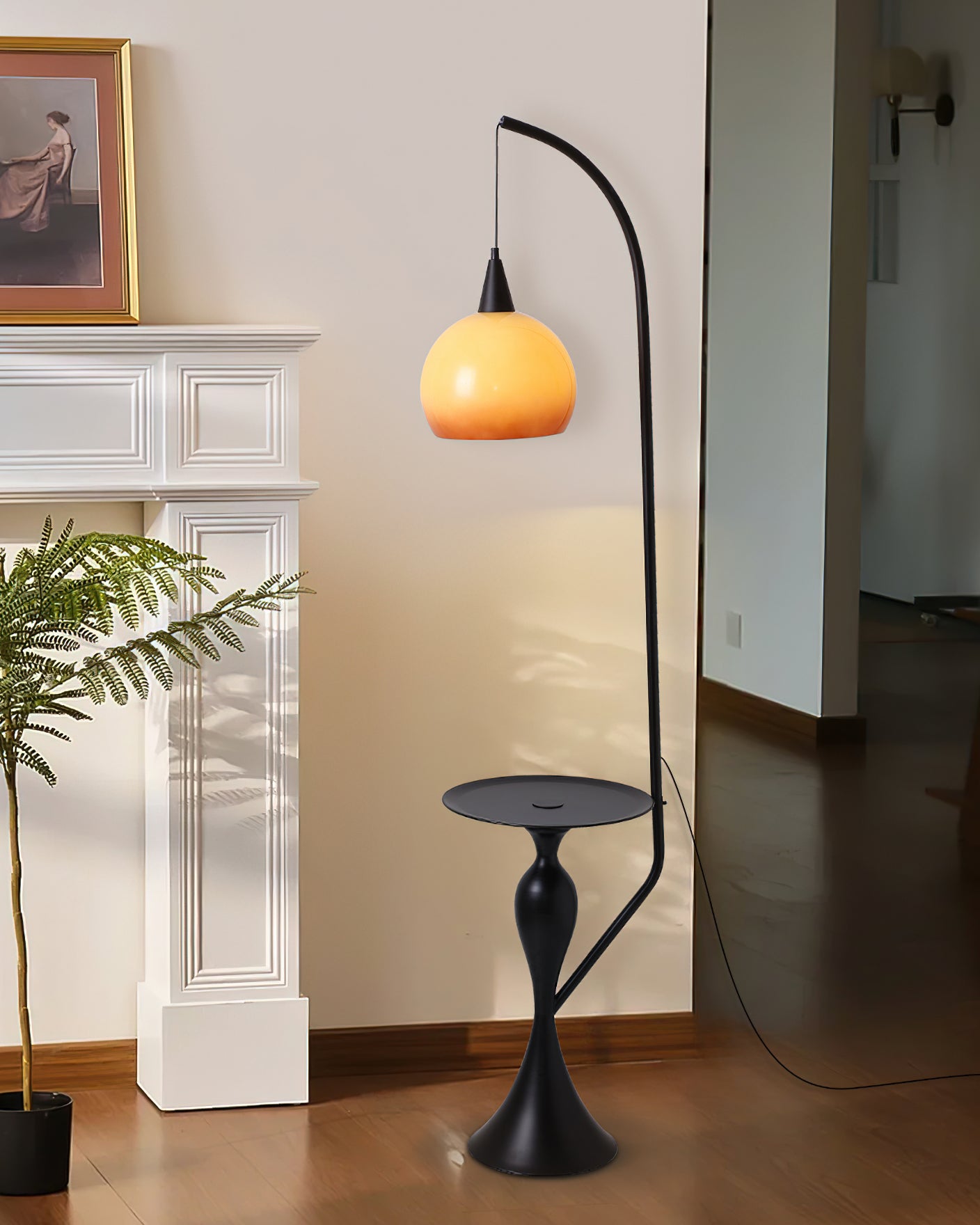 Modern Curvature Floor Lamp - Adjustable Standing Light for Living Room, Bedroom & Office - Elegant Home Decor Lighting with Flexible Design