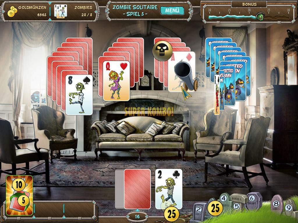 Zombie Solitaire Game for PC - Fun Horror Card Game for Windows | Perfect for Halloween & Spooky Game Nights