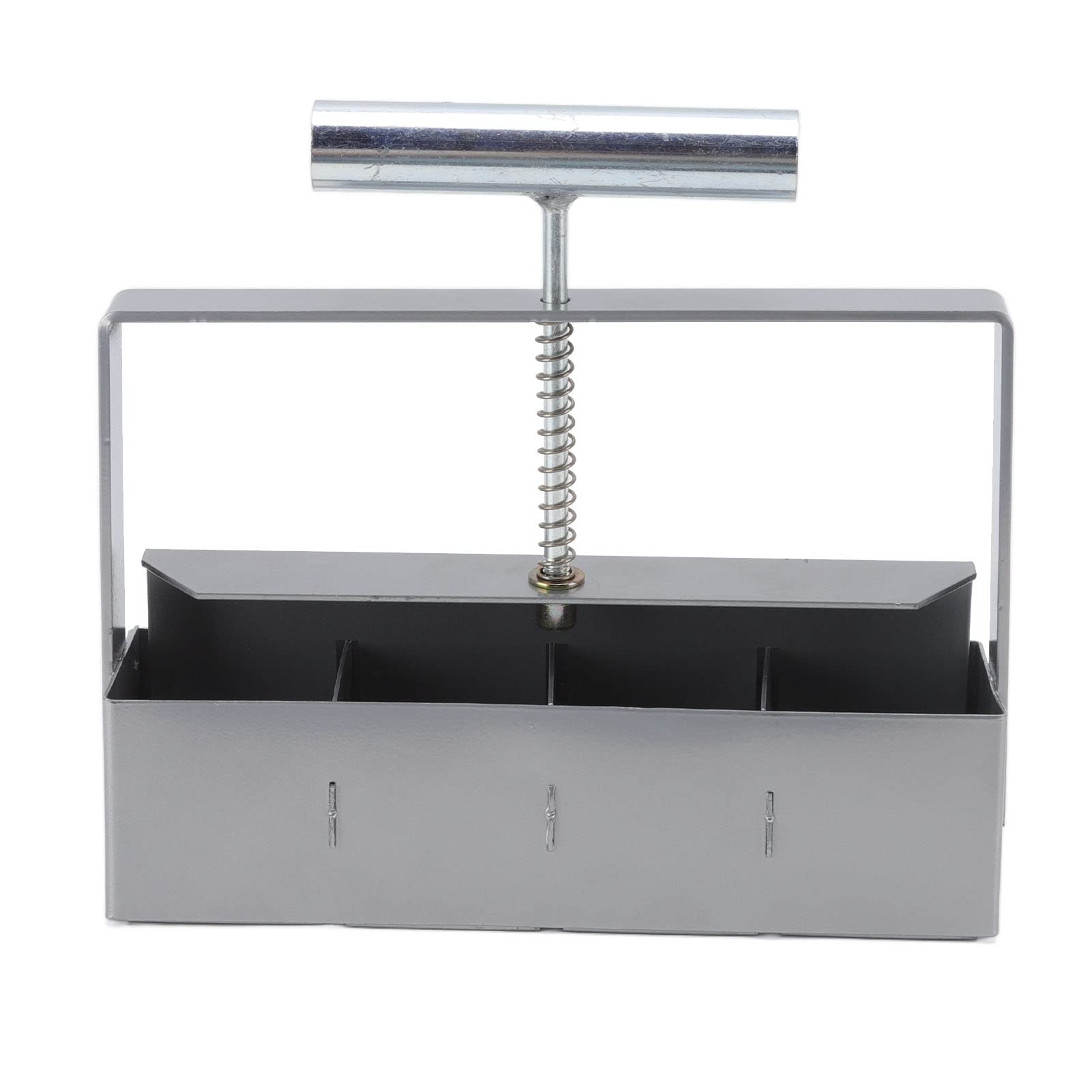 Premium Stainless Steel Handheld Soil Block Maker Tool - 4 Block Garden Seed Starter Kit for Vegetables, Herbs & Flowers | Ideal for Outdoor Gardening, Greenhouse & Urban Farming