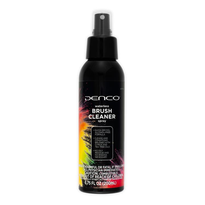 Denco Waterless Brush Cleaner for Makeup Brushes - 6.75 fl oz Quick-Drying Formula - Perfect for Travel & On-the-Go Cleaning