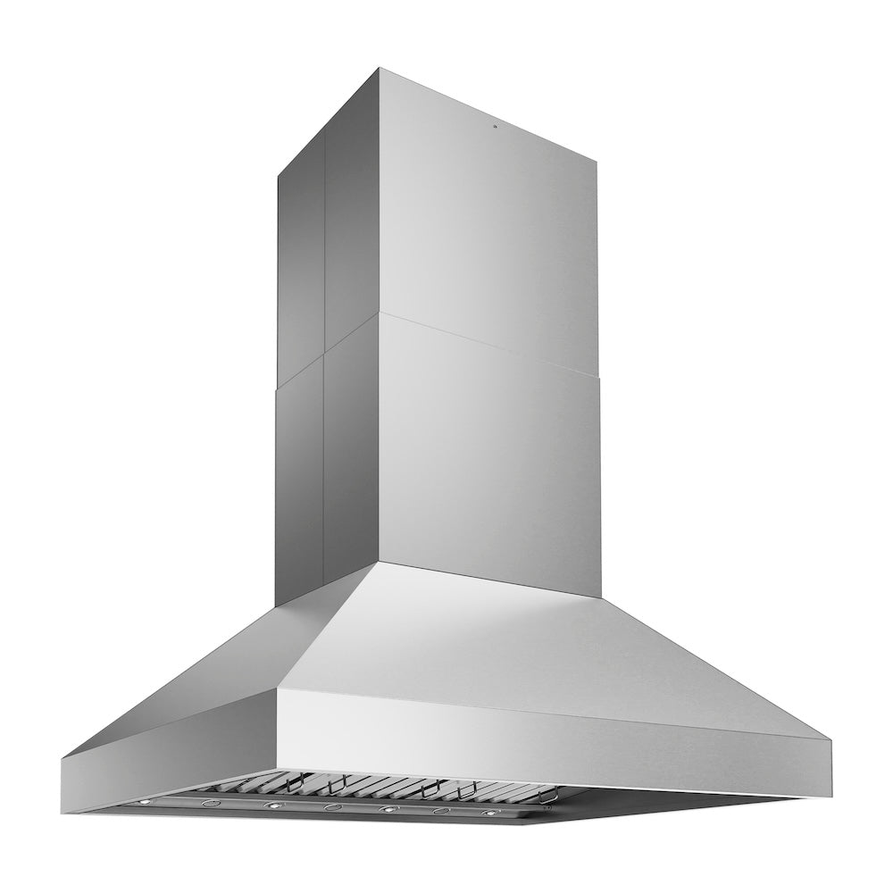 ZLINE 48 Inch Stainless Steel Island Mount Outdoor Grill Hood (GOi1 48) - Perfect for Backyard BBQ, Patio Cooking & Outdoor Kitchen Ventilation