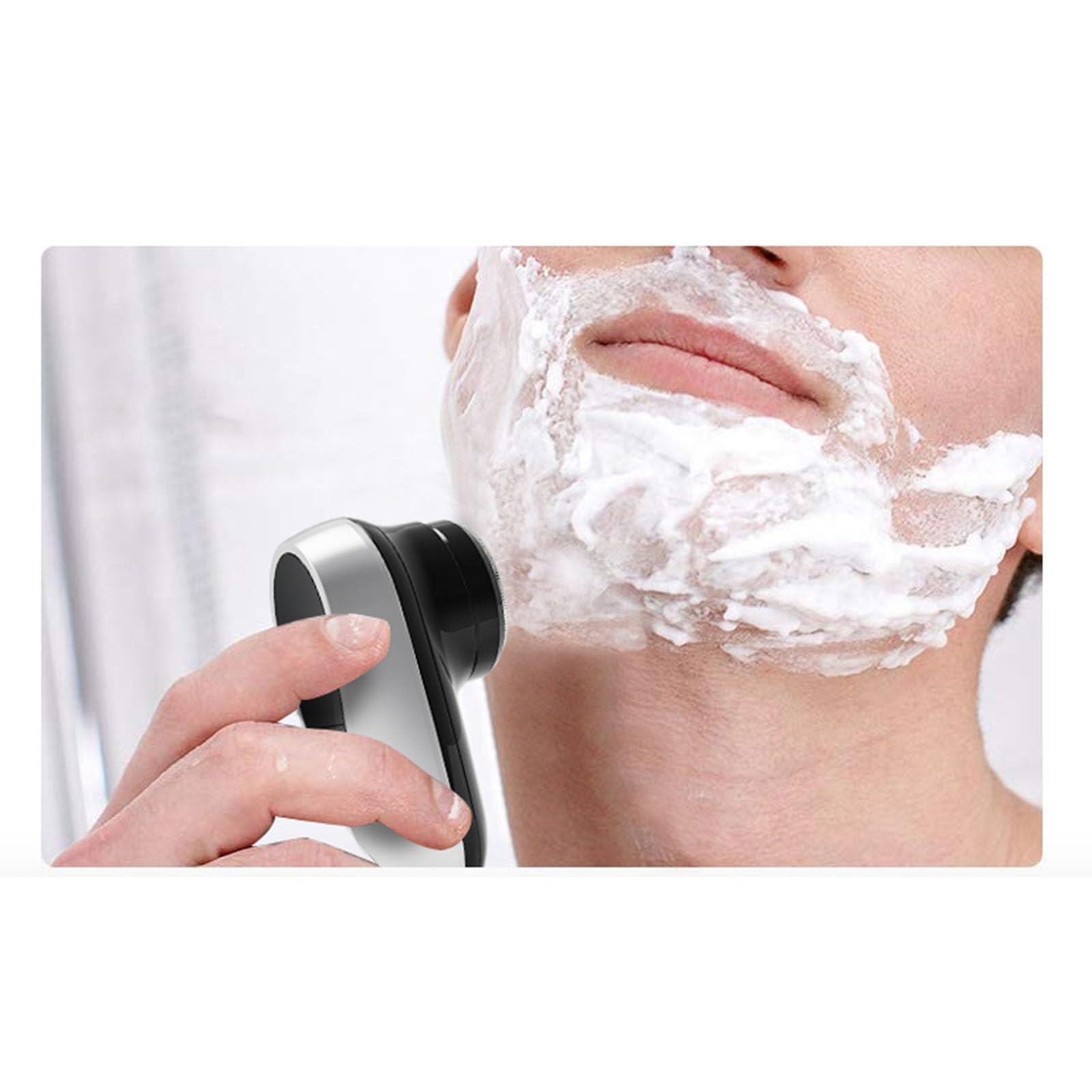 Premium Waterproof Electric Shaver for Men - Rechargeable Travel Beard Trimmer with Powerful Motor | Perfect for Home, Gym & Business Trips
