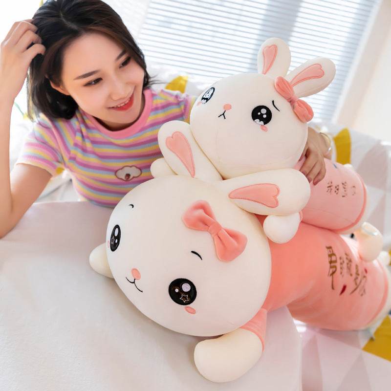 Extra Large Kawaii Bunny Plush Toy - Super Soft & Fluffy Stuffed Animal for Kids, Girls & Boys | Perfect for Cuddling, Gifts, Nursery Decor & Bedroom Accessories
