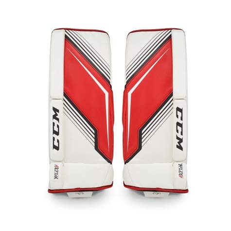 CCM YFlex 2 Youth Hockey Goalie Leg Pads - Lightweight Protective Gear for Ice Hockey Goalies - Perfect for Youth Players in Games & Practice Sessions