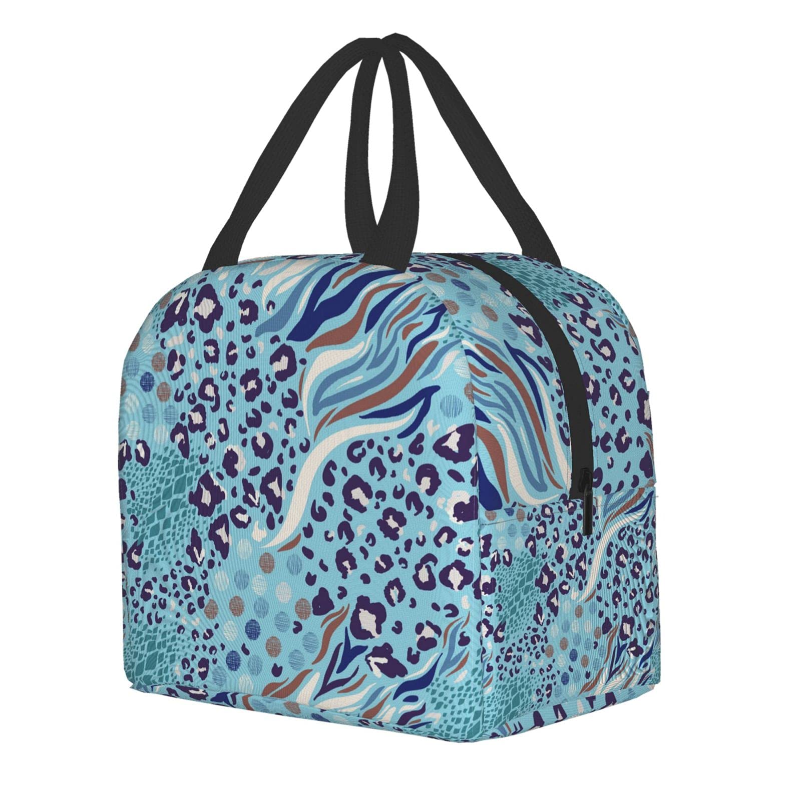 Insulated Animal Skin Lunch Box - Reusable Lunch Tote Bag for Women & Men | Perfect for Office, Camping, Hiking, Picnic, Beach & Travel | Keep Food Fresh On-The-Go