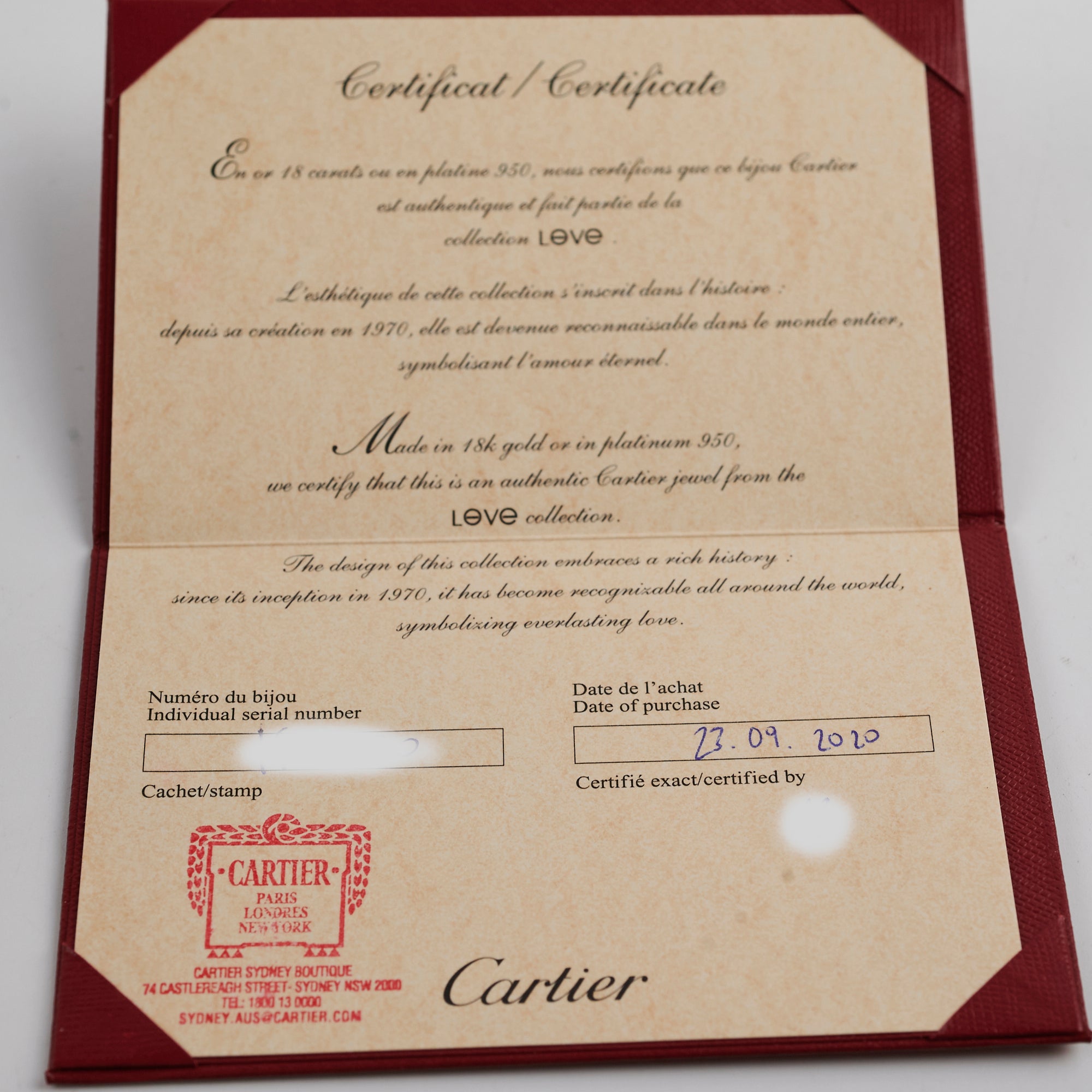 Cartier Love Wedding Band Ring - Size 49 (2020 Collection) - Perfect for Engagement, Anniversary & Romantic Gifts