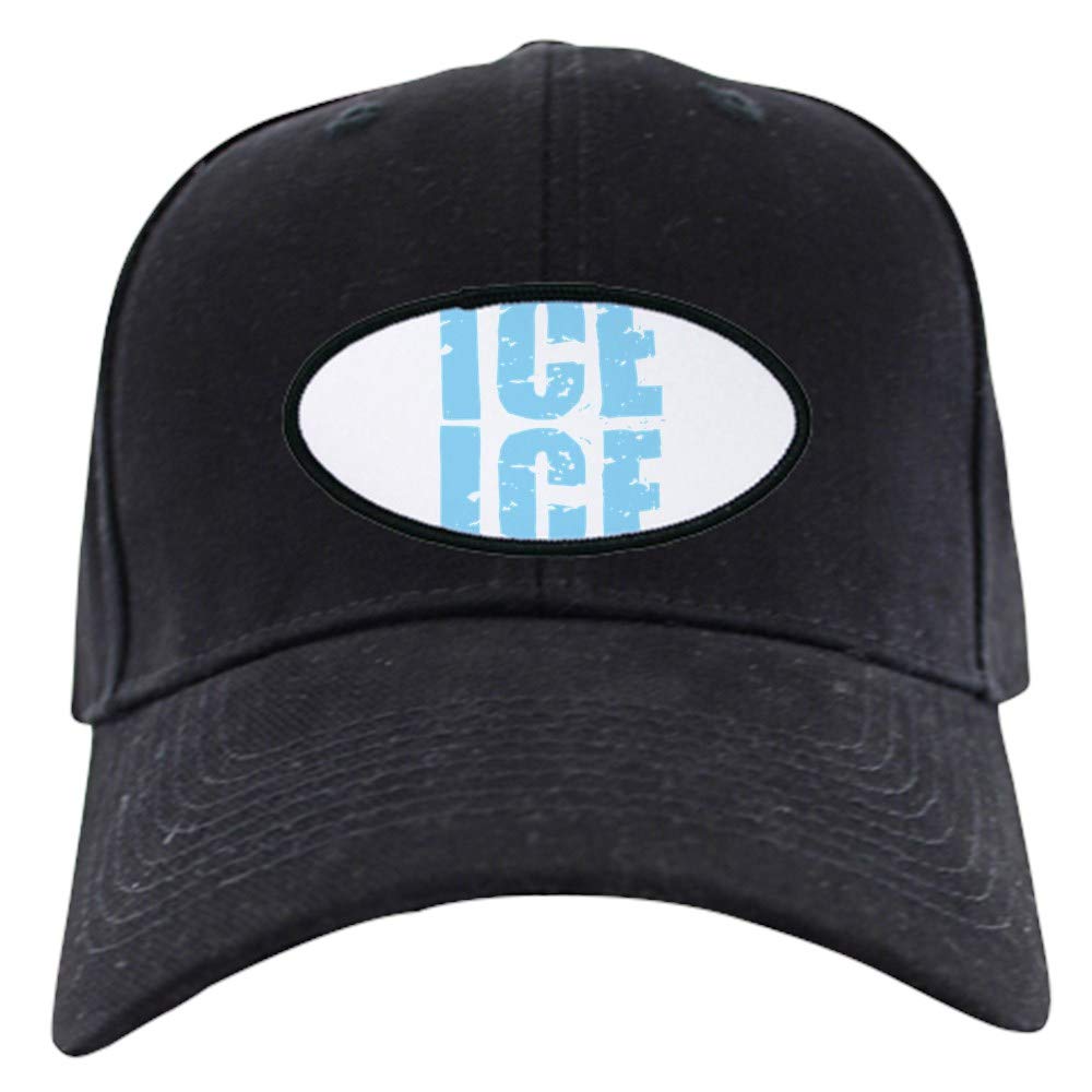 Stylish CafePress Ice Ice Black Baseball Cap with Patch - Adjustable Novelty Hat for Men & Women - Perfect for Sports, Outdoor Activities & Casual Wear
