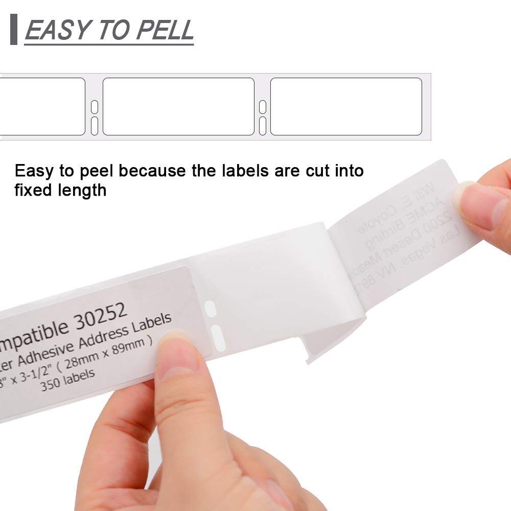 Dymo 30252 Compatible Labels - 1 1/8
