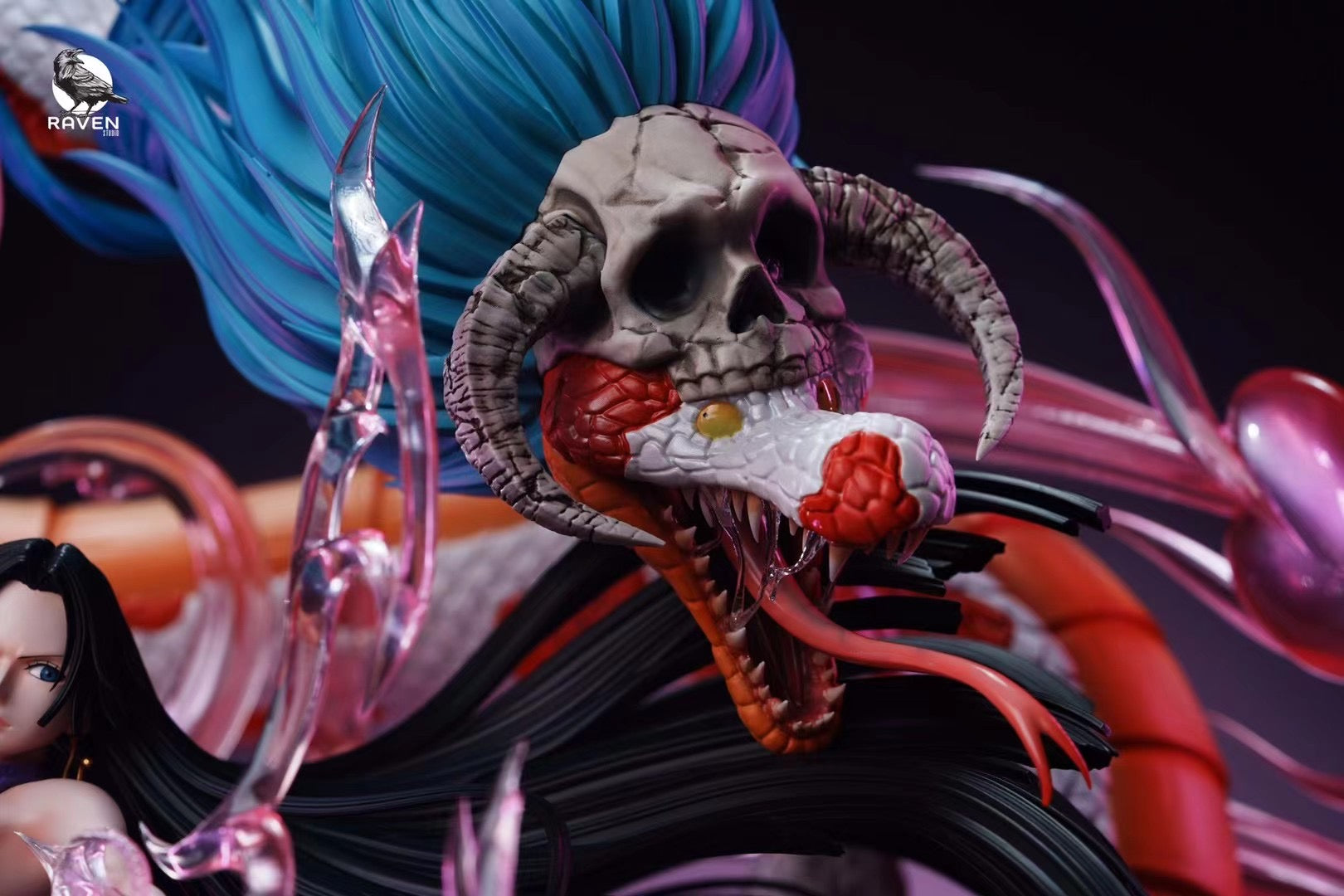 Raven Studio Boa Hancock One Piece Anime Figure - Premium Collectible Statue for Anime Fans, Home Decor, and Gift Giving