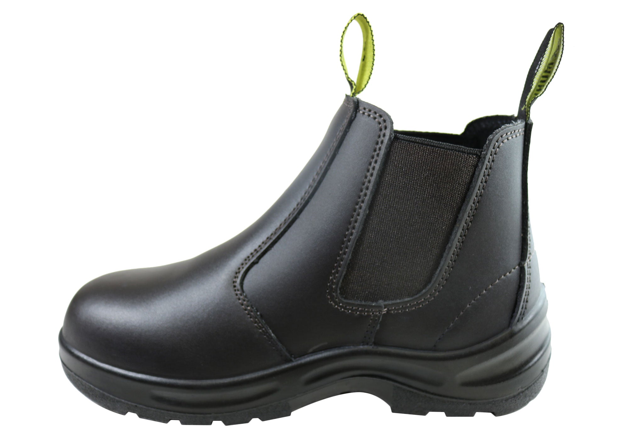 Munka Unisex Steer Slip On Comfortable Leather Soft Toe Boots - Perfect for Casual Wear, Work & Outdoor Activities