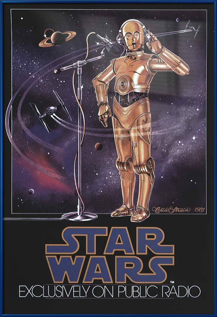 Star Wars Episode IV A New Hope Framed Movie Poster Print - 27x40 Inches - Premium Quality Wall Art for Home Theater, Office Decor & Gift for Fans