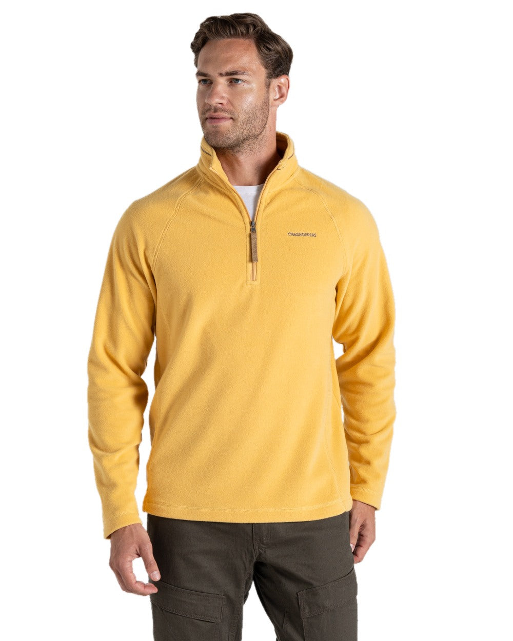 Craghoppers Men's National Trust Corey II Half Zip Fleece Jacket - Warm & Comfortable Outdoor Fleece for Hiking, Camping & Casual Wear