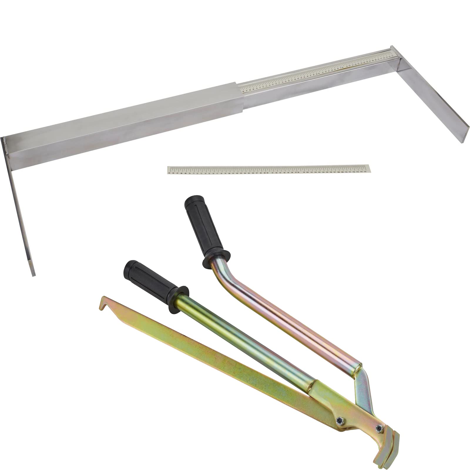 Speedway Wide Foot Tire Bead Breaker & Stagger Stick Tool - Professional Motorcycle & ATV Tire Changing Kit for Easy Tire Removal & Installation - Perfect for Garage, Repair Shop & Off-Road Maintenance