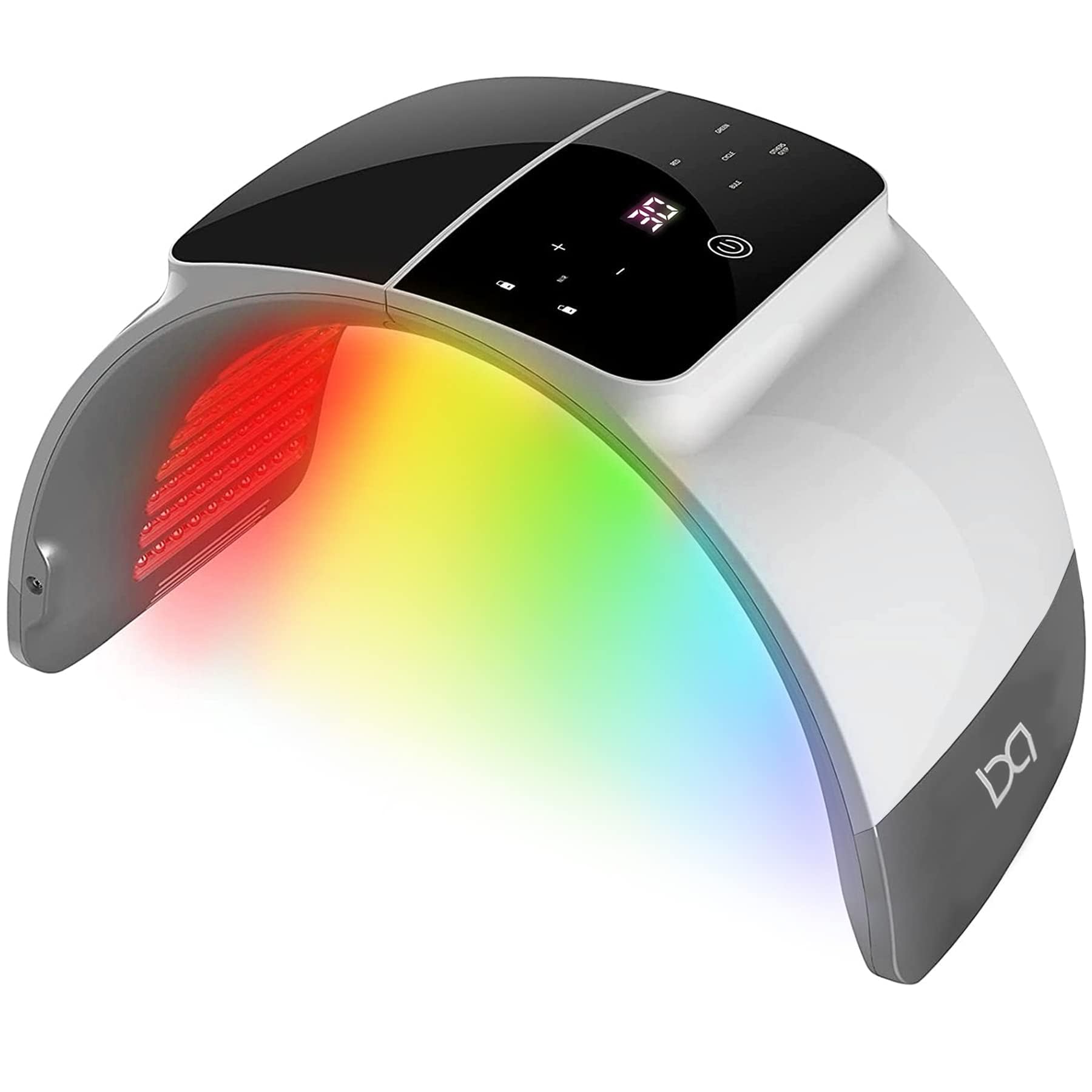 Bestqool LED Light Therapy Mask - 6 Color Photon Facial Device with Near Infrared for Skin Rejuvenation, Anti-Aging & Acne Treatment | Professional SPA & Home Beauty Care for Face & Body