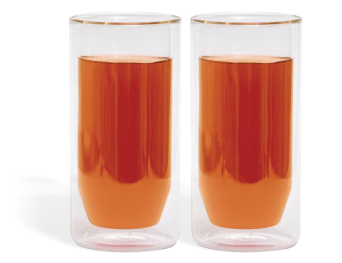 Premium Double Walled Insulated Glass Mugs Set of 2 - Hot & Cold Drinkware for Coffee, Tea, Cocktails - Perfect for Home, Office or Outdoor Use