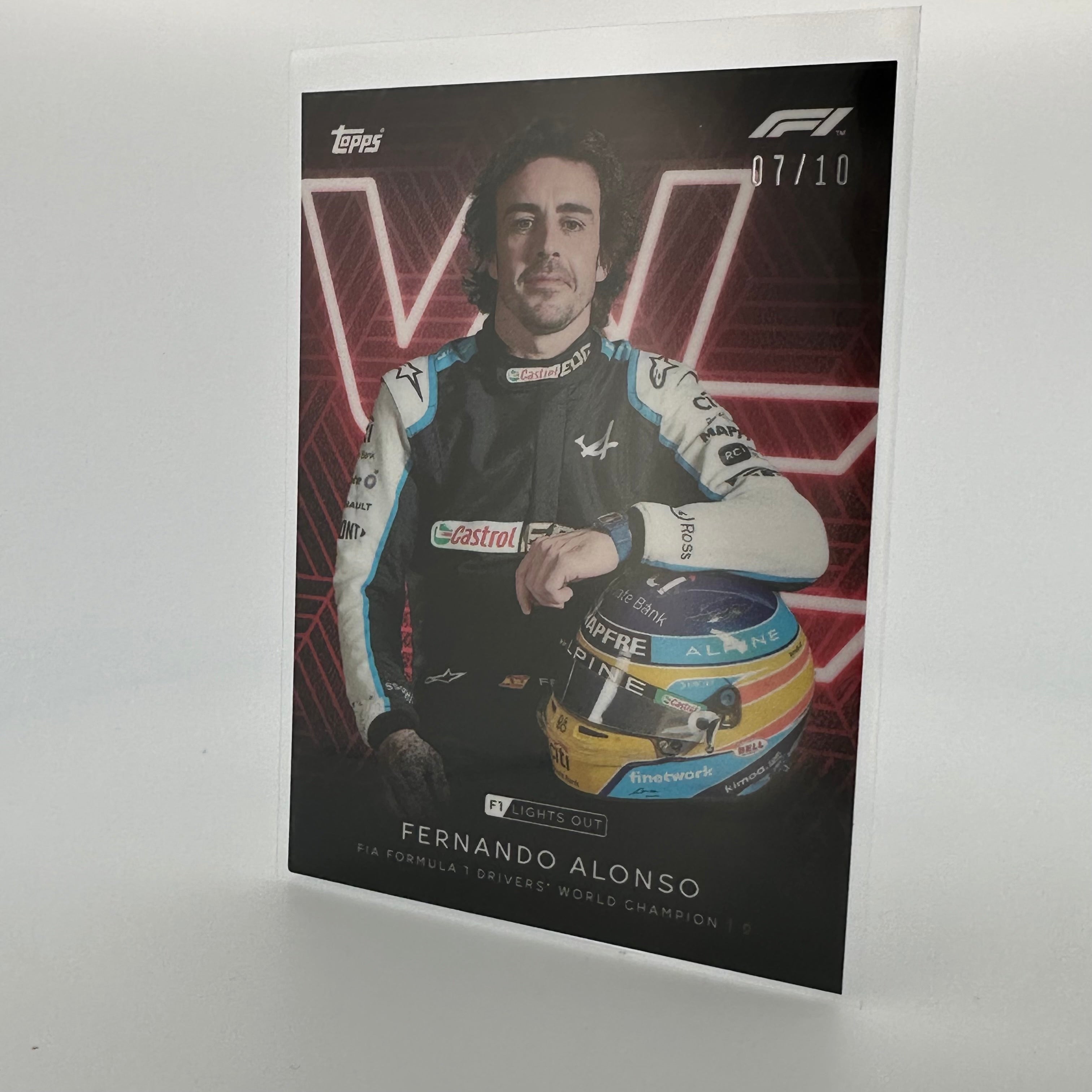 Fernando Alonso 2007 & 2010 F1 World Champion Collectible - Perfect for Motorsport Fans & Memorabilia Display