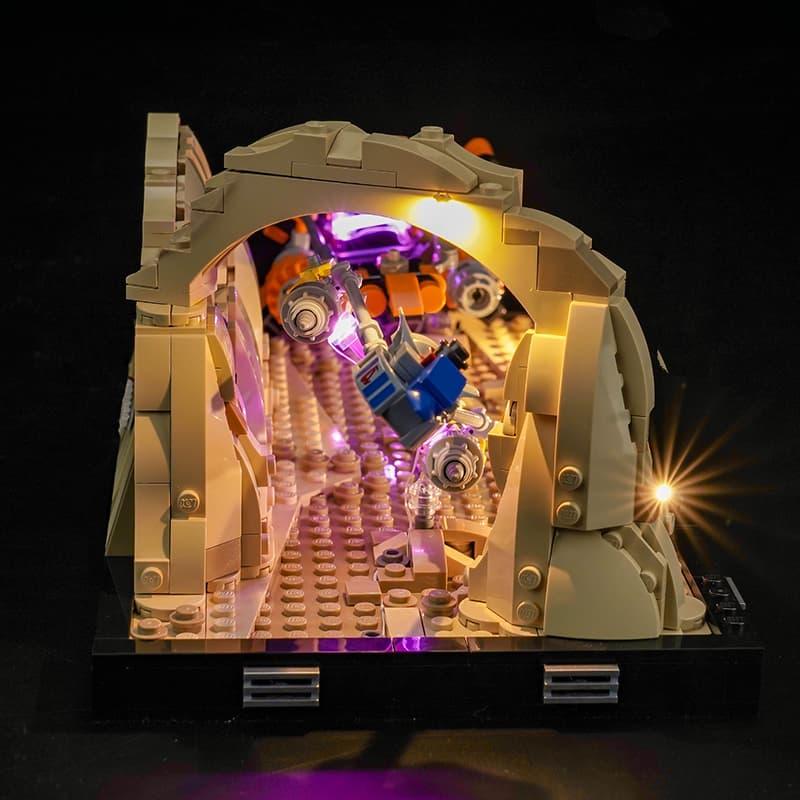 LEGO Star Wars Mos Espa Podrace Diorama 75380 Light Kit - DIY Lighting Set for LEGO Models | Enhance Display for Collectors & Home Decor