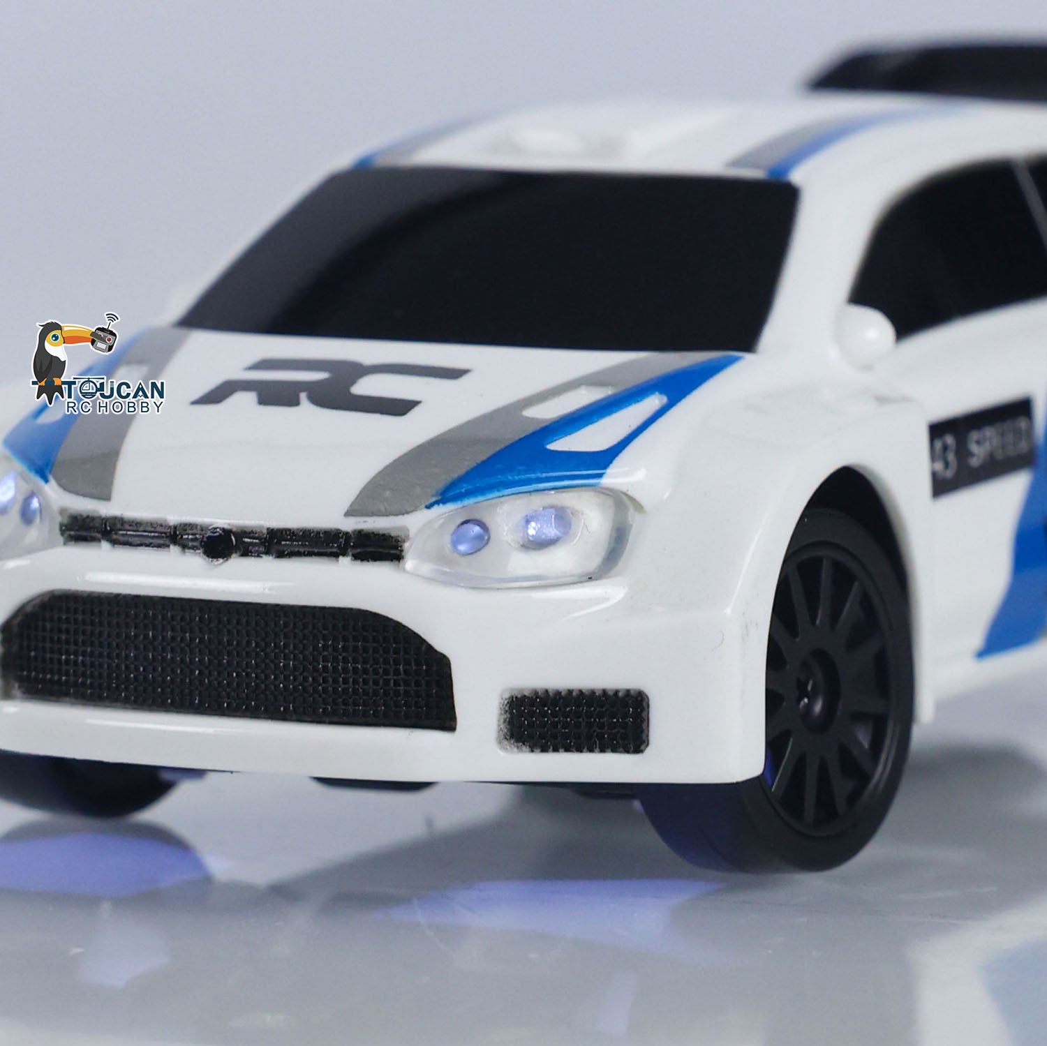 2.4G 1/43 High Speed Remote Control Racing Car - 4WD RTR Mini RC Drift Vehicle with Battery - Perfect Toy Gift for Kids | Indoor & Outdoor Play, Birthday Presents, Racing Competitions