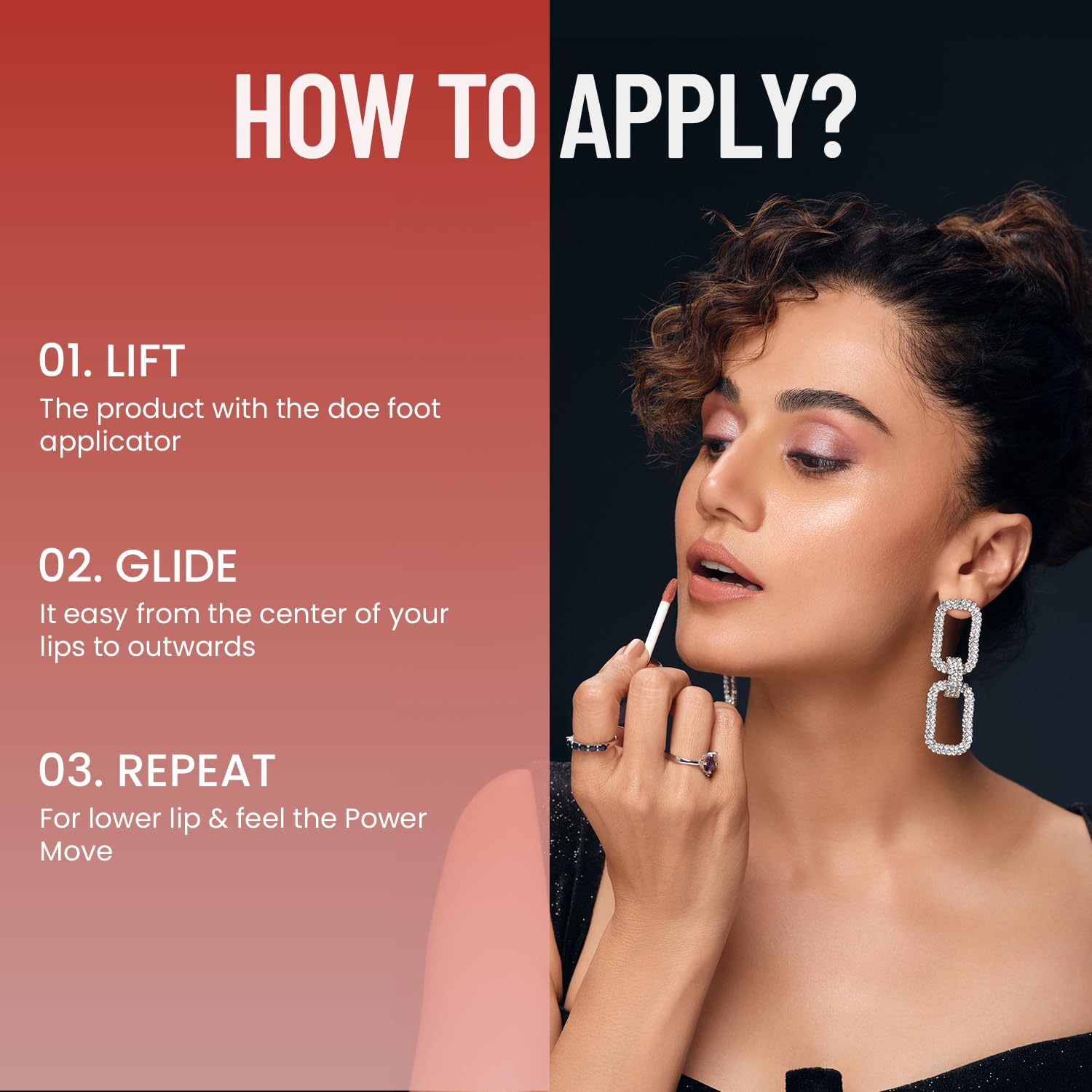 Swiss Beauty Hold Me Matte Liquid Lipstick - Long Lasting 12 Hours, Non-Transfer, Waterproof & Hydrating Lipstick in Cute Nude (4.5ml) | Perfect for Daily Wear, Parties & Special Occasions