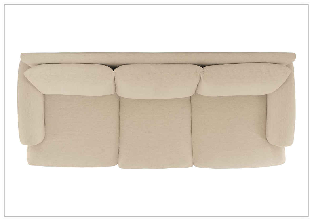 Bernhardt Isabella Fabric Sofa with Plush Feather Down Cushions - Luxurious Comfort for Living Room, Lounge & Family Gatherings