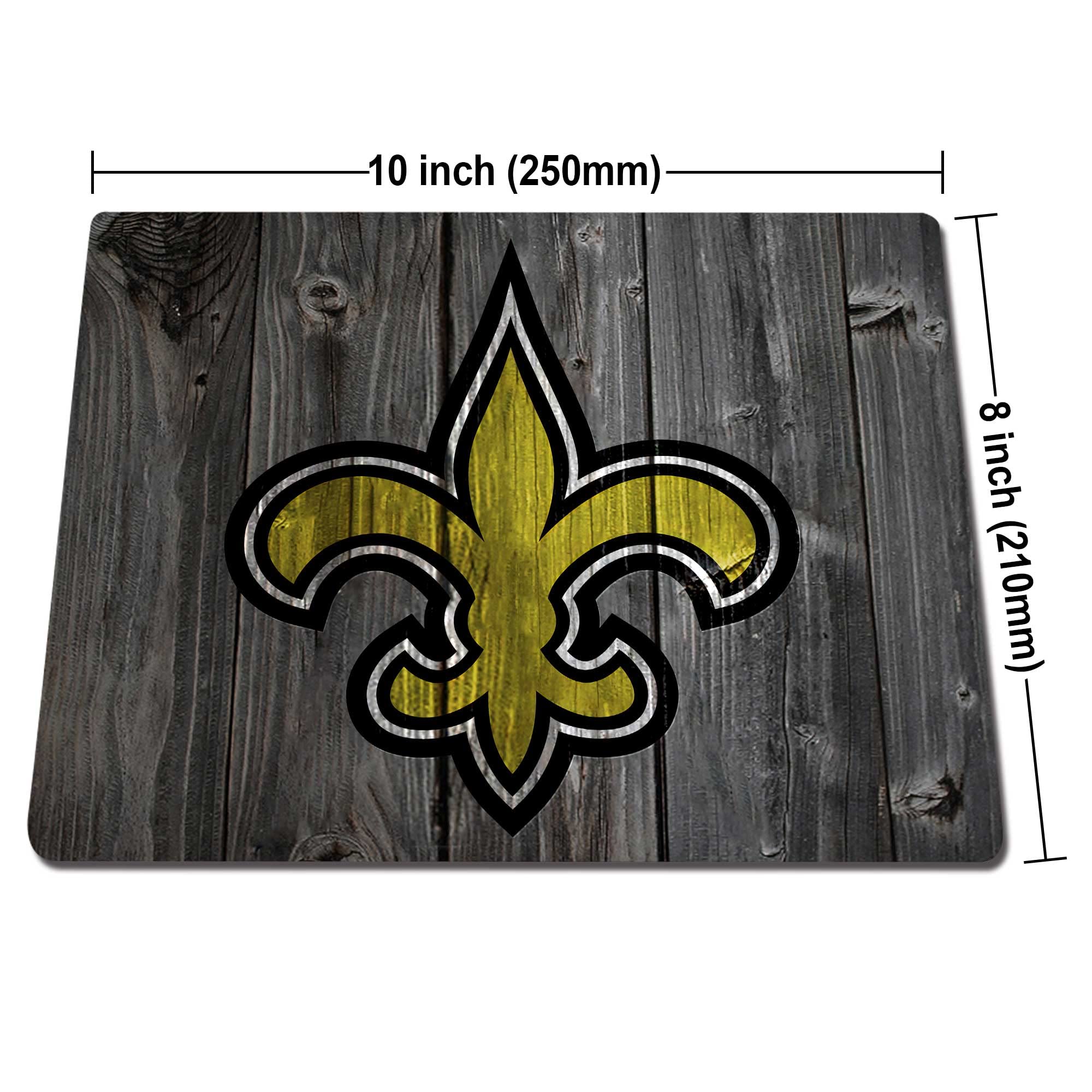 Premium Wood Grain Design Non-Slip Gaming Mouse Pad - Large Ergonomic Mousepad for Computer, Laptop & Office Desk - Perfect for Gaming, Work & Home Office Setup (12x10 Inches)