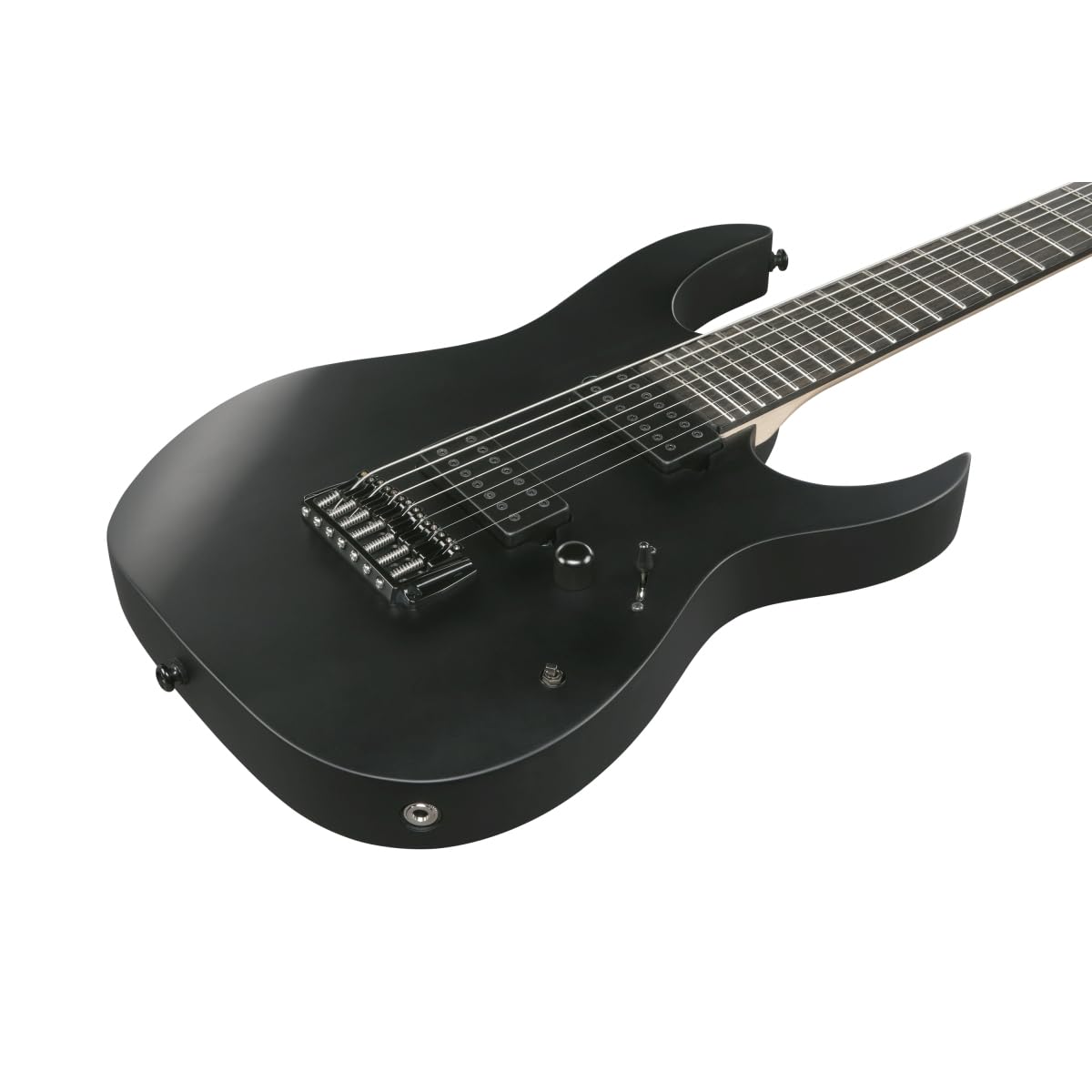 Ibanez Iron Label RGIXL7 7-String Electric Guitar - Black Flat Finish | Perfect for Metal, Rock & Shredding Performances