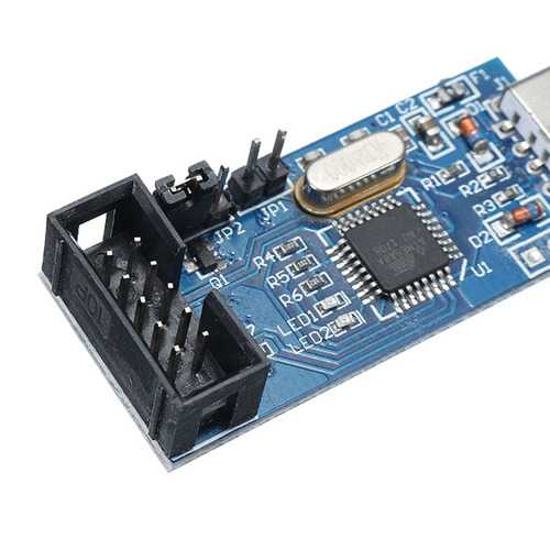 5PCS USBASP USBISP AVR Programmer - 3.3V/5V Compatible for ATMEGA8, ATMEGA128 - Supports Win7 with 64K Over Current Protection & Download Cable - Perfect for DIY Electronics, Arduino Programming & Microcontroller Development