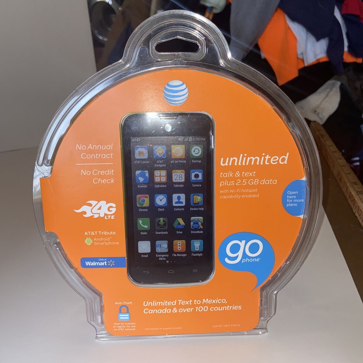 Kyocera Hydro Shore Go Prepaid Smartphone for AT&T - Waterproof & Durable Cell Phone for Outdoor Adventures, Beach & Active Lifestyles