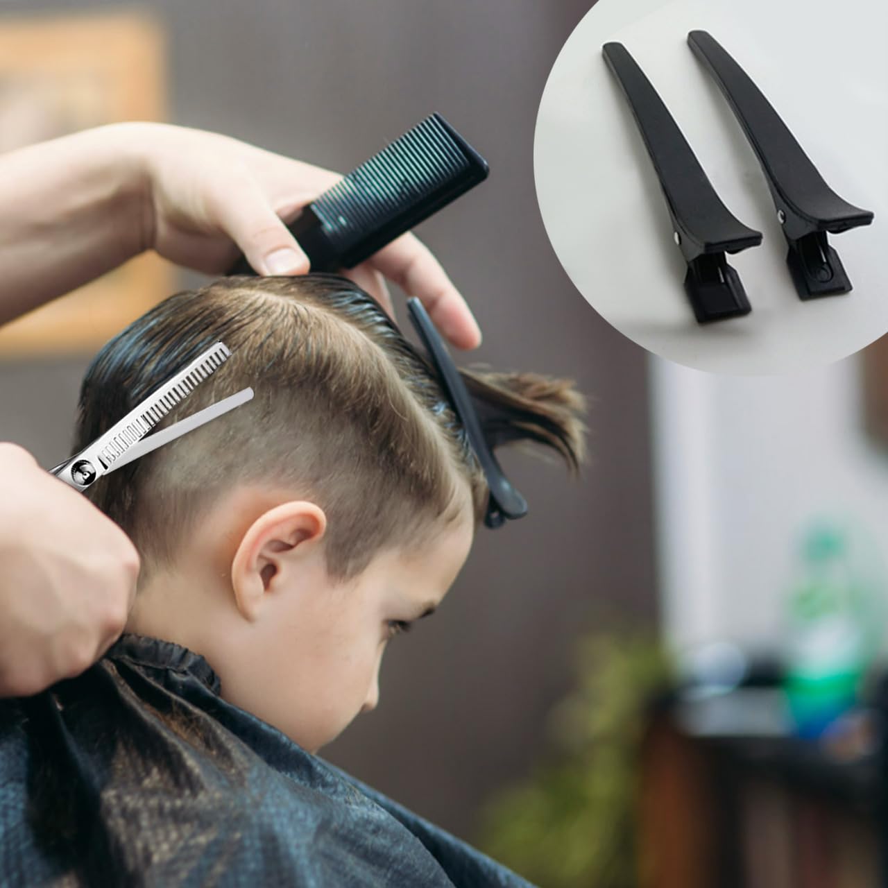 Professional Hair Cutting Scissors Set - Kynup Barber Shears & Thinning Scissors for Salon, Home Use | Sharp Stainless Steel Hair Trimming Kit for Stylists, Adults & Women | Perfect for Haircuts, Layers, Bangs & Precision Styling