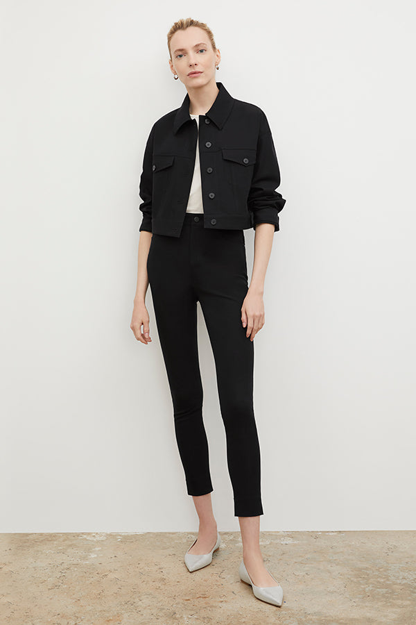 Eco-Friendly Better Than Denim Jeans for Women - Sammataro Black Stretch Pants | Perfect for Casual Wear, Work & Everyday Outfits