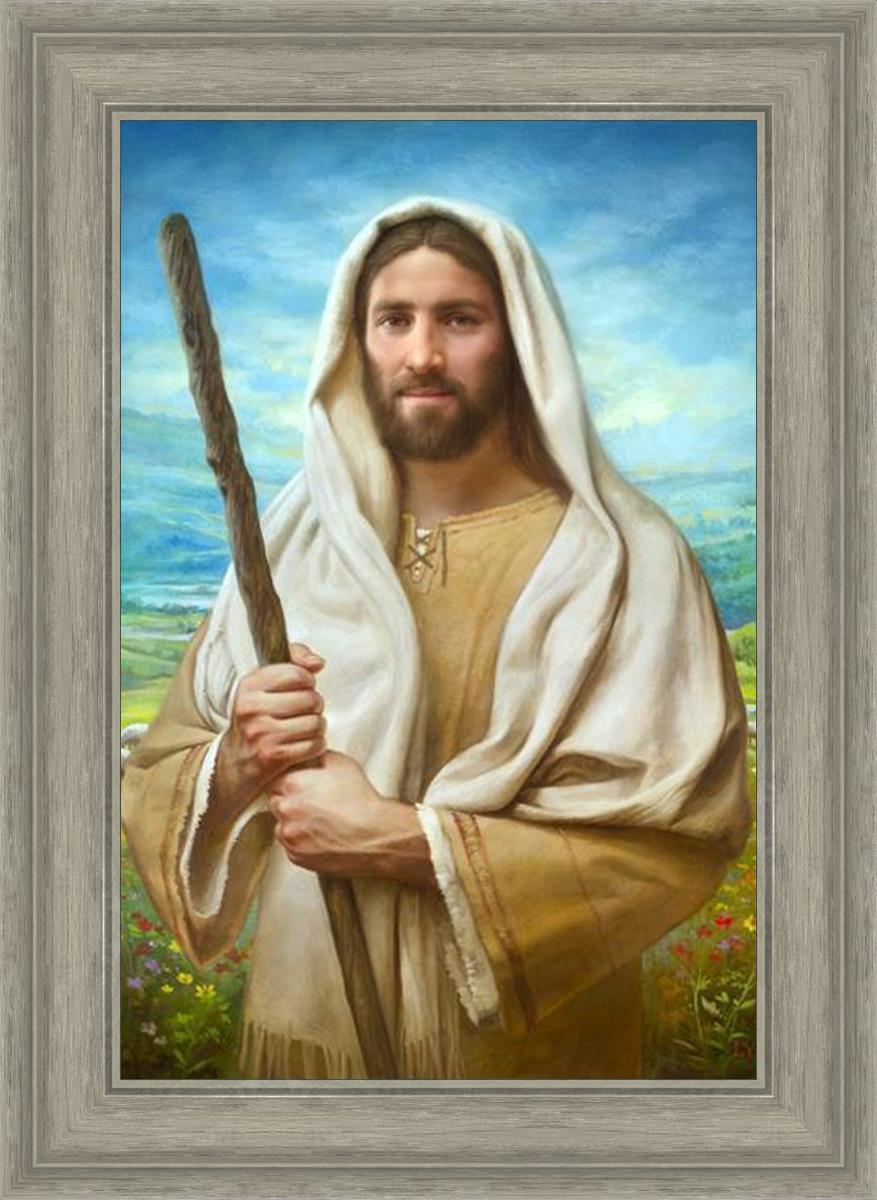 Feed My Sheep by Howard Lyon - Inspirational Christian Art Print for Home, Office & Church Decor - Perfect for Gifts & Spiritual Encouragement