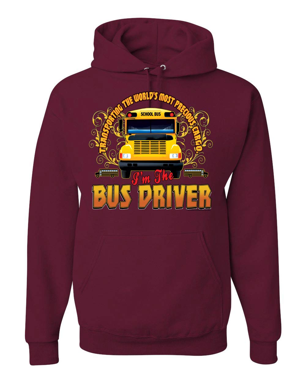 Unisex Graphic Hoodie Sweatshirt - Bus Driver Cars & Trucks Design for Men & Women | Perfect for Casual Wear, Work Uniform & Gift for Transportation Enthusiasts