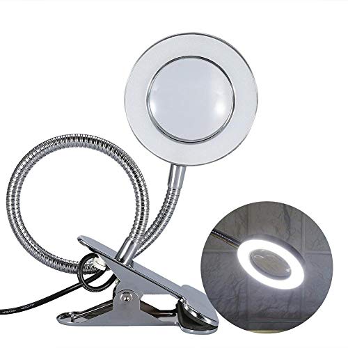 Adjustable USB Clip Lamp - Portable Reading Light for Desk, Tattoo, Beauty & Office Use - Flexible Neck for Night Reading - Perfect for Bedroom, Study & Workspace Lighting