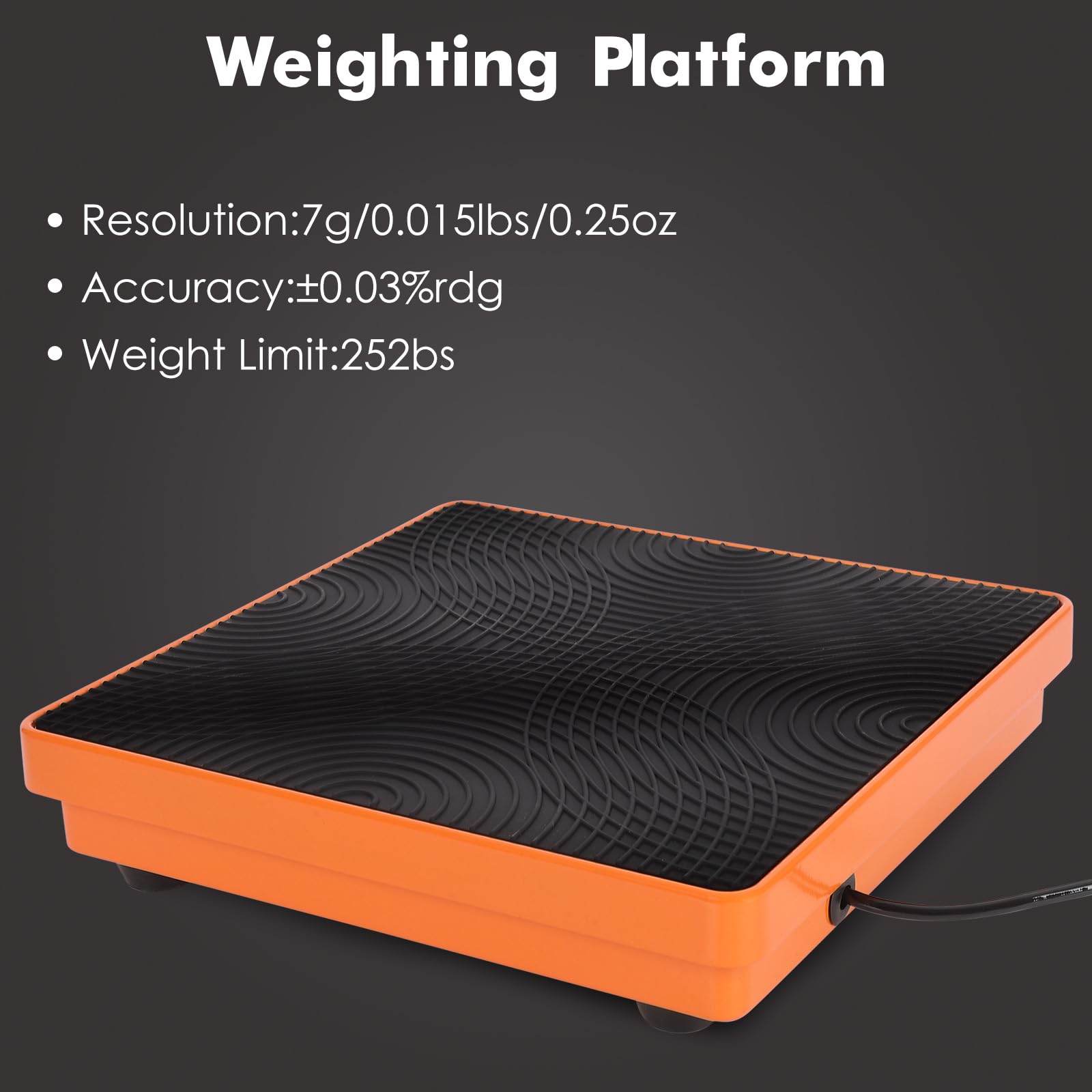 GARVEE 252LB Digital HVAC Scale - High Precision Heavy Duty Industrial Scale with Auto Off & Compact Design - Perfect for HVAC Technicians, Refrigerant Weighing & Shipping Packages