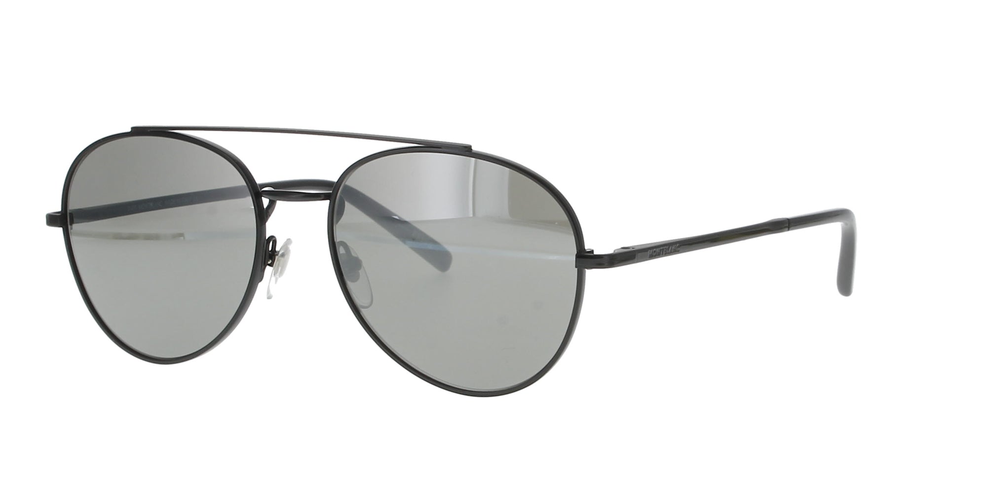 Black Metal Round Teardrop Mont Blanc Sunglasses for Men & Women - UV Protection Polarized Vintage Aviator Sunglasses for Driving, Beach, and Outdoor Activities