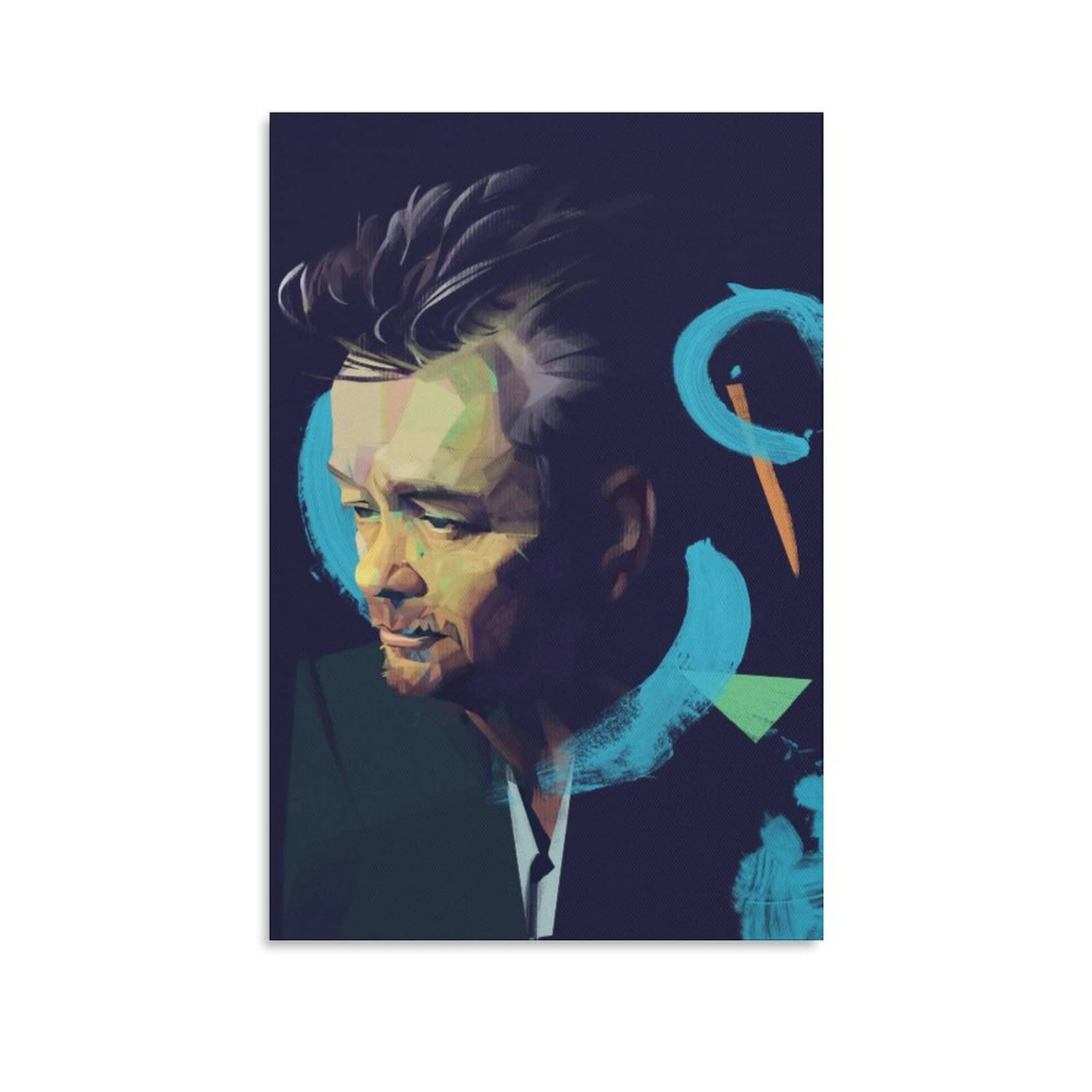 John Mellencamp Canvas Poster - Famous Rock Singer Wall Art Decor (18x20 Inches) for Living Room, Bedroom & Office | Perfect Gift for Music Fans & Home Decor Enthusiasts | Vintage Rock & Roll Style Painting for Wall Decor
