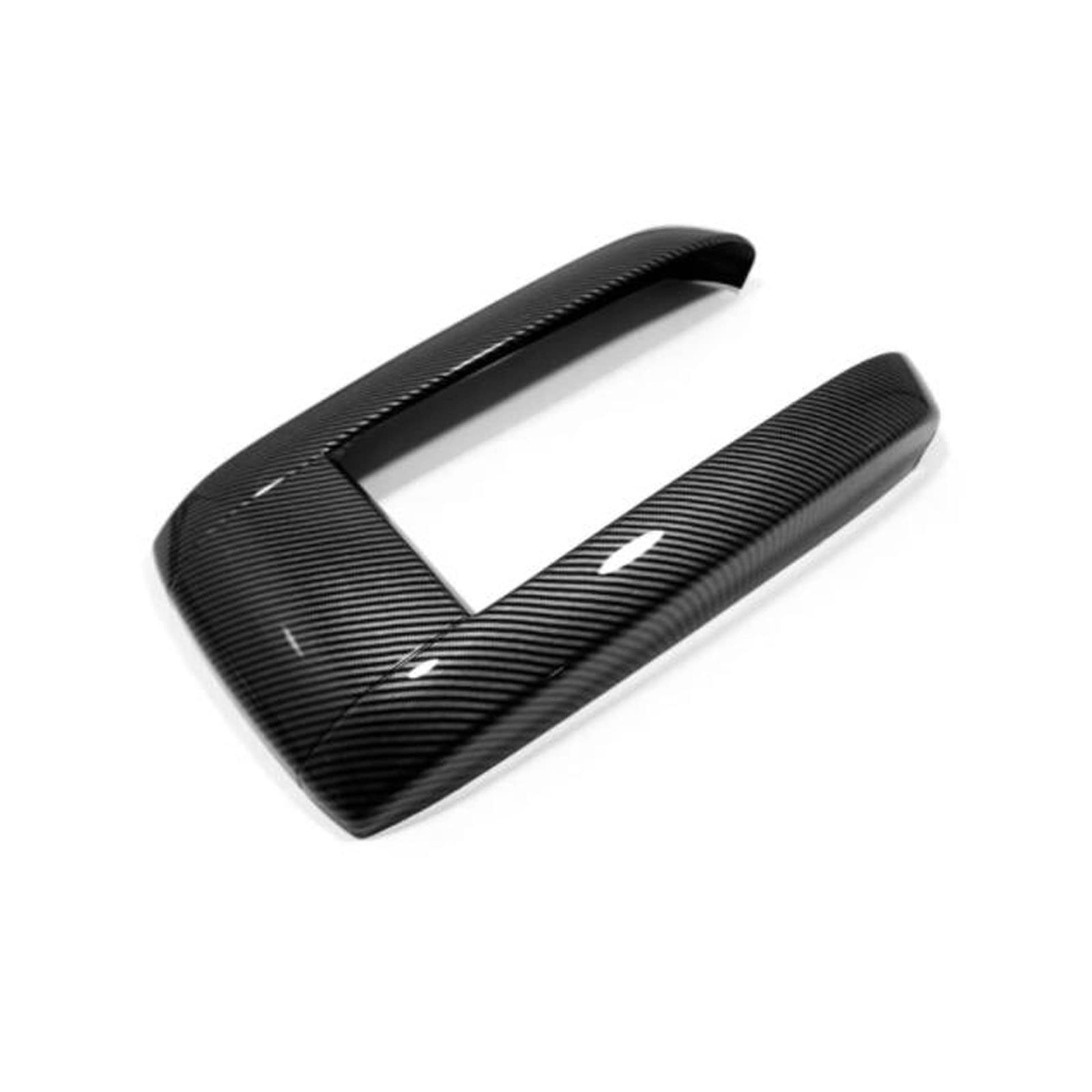 Premium Carbon Fiber Armrest Box Cover for Toyota Highlander 2020-2022 - Durable Interior Car Center Console Protector | Upgrade Your Vehicle's Style & Comfort for Daily Commutes & Road Trips