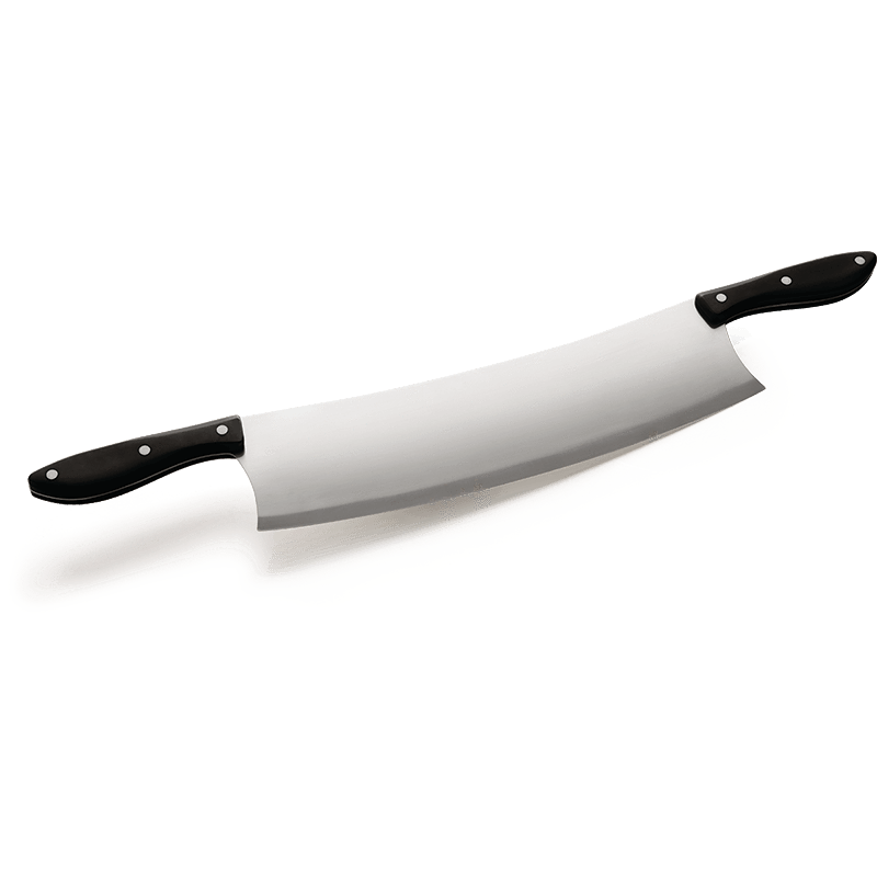 Premium Napoleon Rocking Pizza Cutter & Chopper - Stainless Steel Blade for Effortless Slicing - Perfect for Pizza, Pasta, Salads & More - Ideal for Home Kitchens & Professional Use